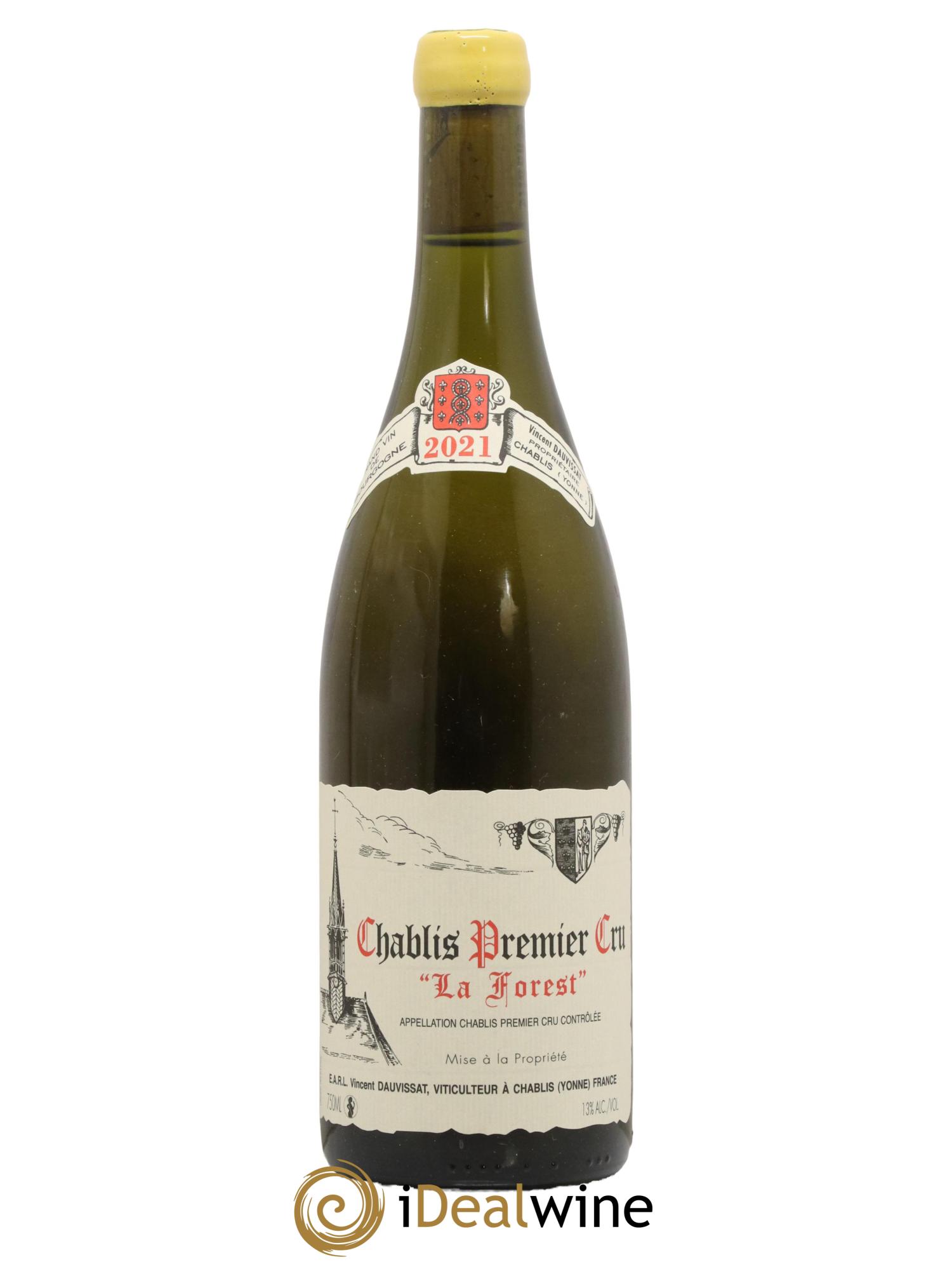 Chablis 1er Cru La Forest Vincent Dauvissat (Domaine) 2021 - Lot de 1 bouteille - 0