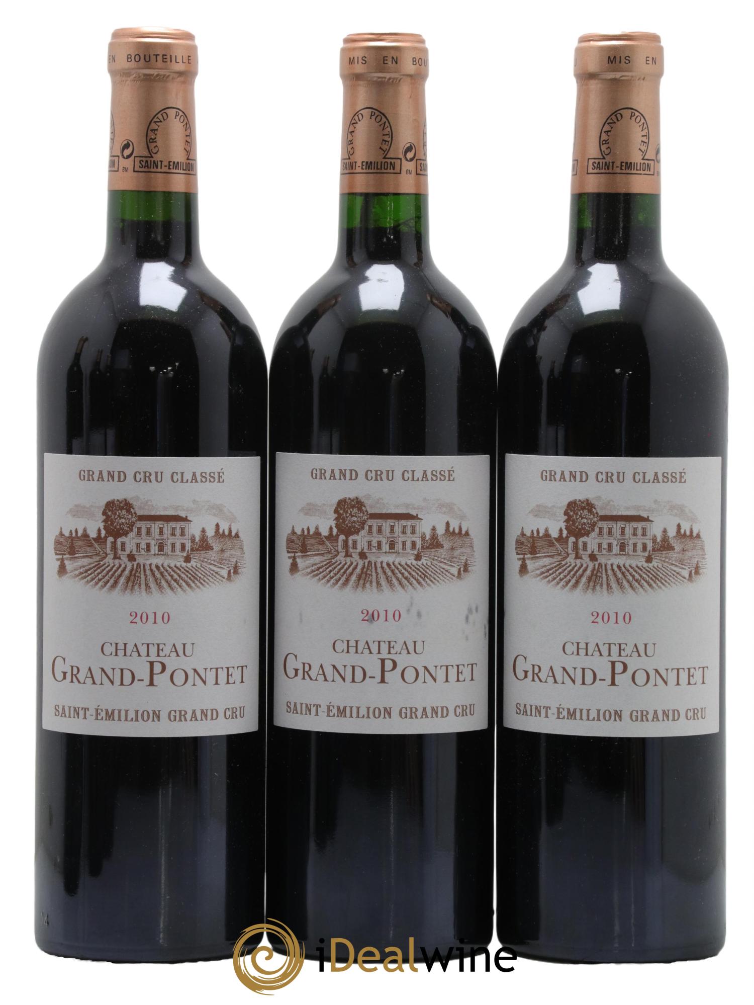 Château Grand Pontet Grand Cru Classé 2010 - Lot de 6 bouteilles - 2