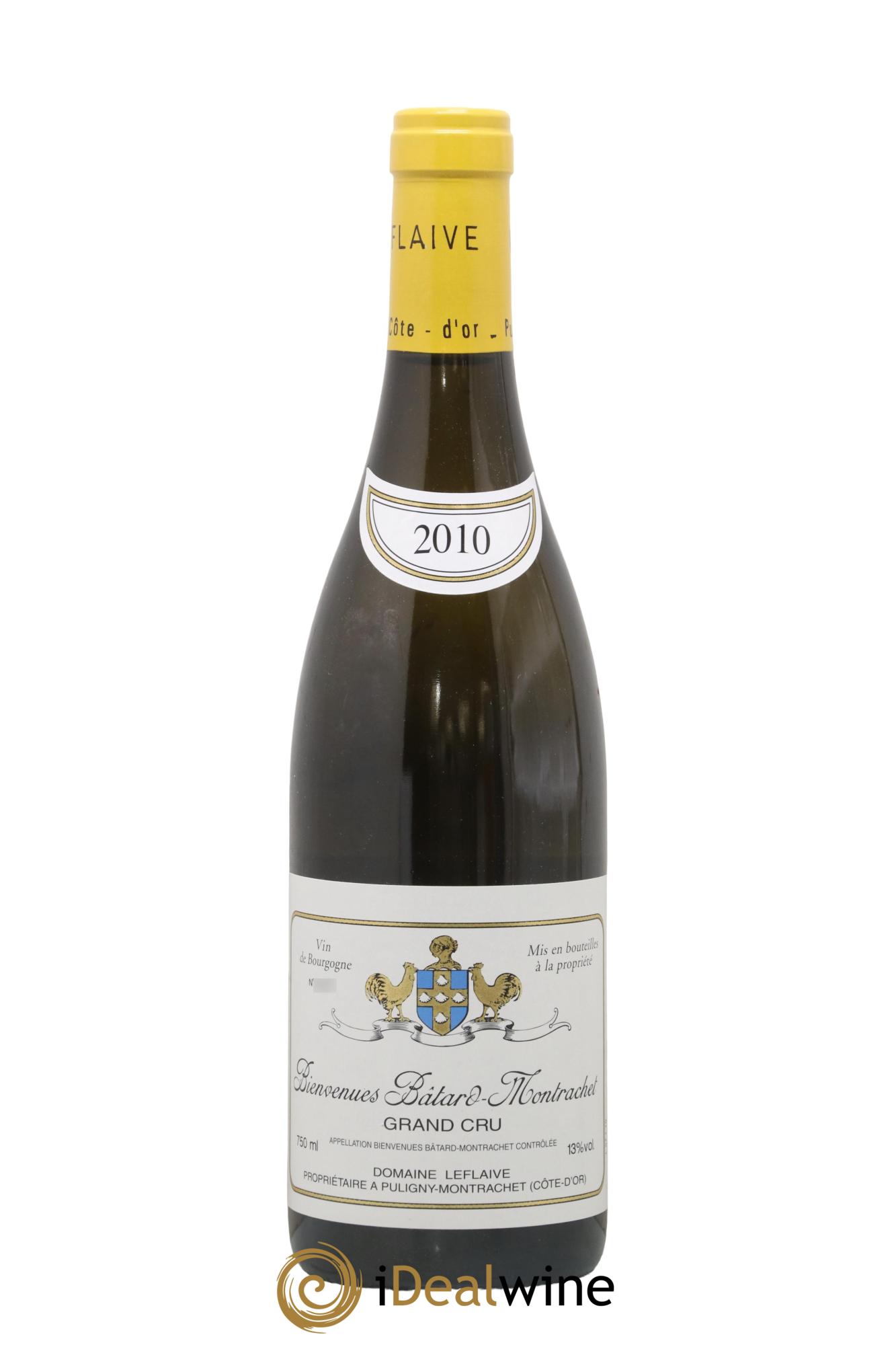 Bienvenues-Bâtard-Montrachet Grand Cru Leflaive (Domaine) 2010 - Posten von 1 Flasche - 0