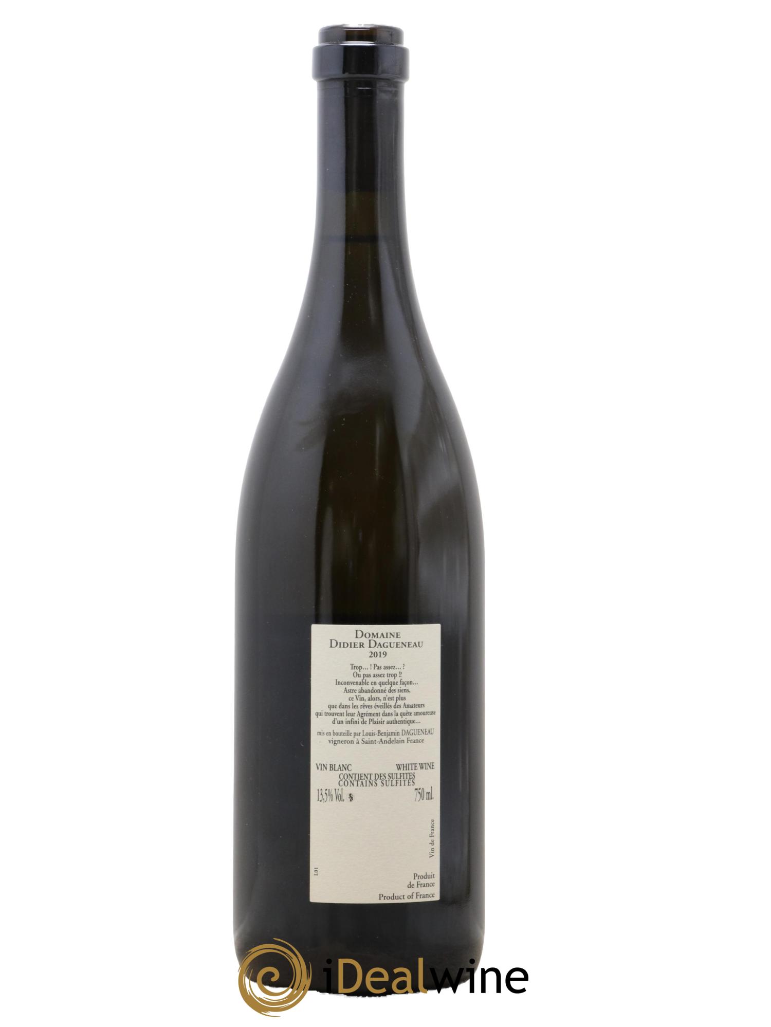 Pouilly-Fumé Buisson Renard Dagueneau (Domaine Didier - Louis-Benjamin) 2019 - Lotto di 1 bottiglia - 1