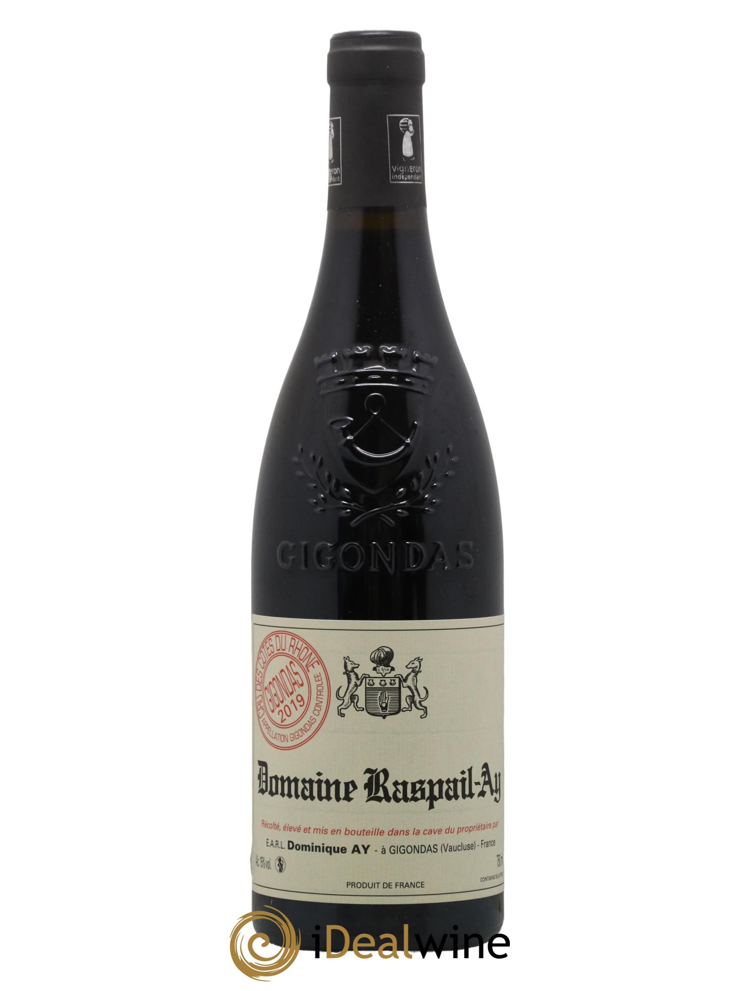 Gigondas Raspail-Ay 2019 - Lot de 1 bouteille - 0