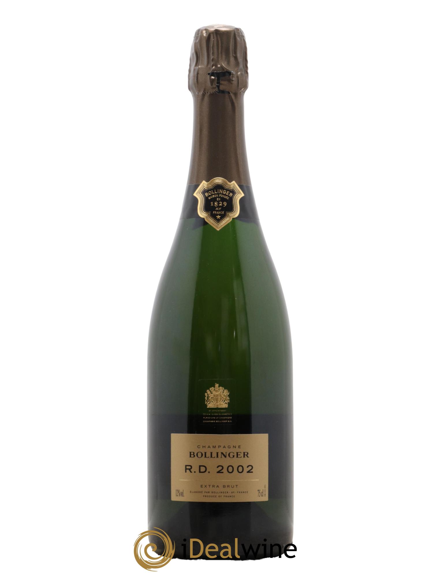 R.D. Extra-Brut Bollinger 2002 - Lot de 1 bouteille - 1