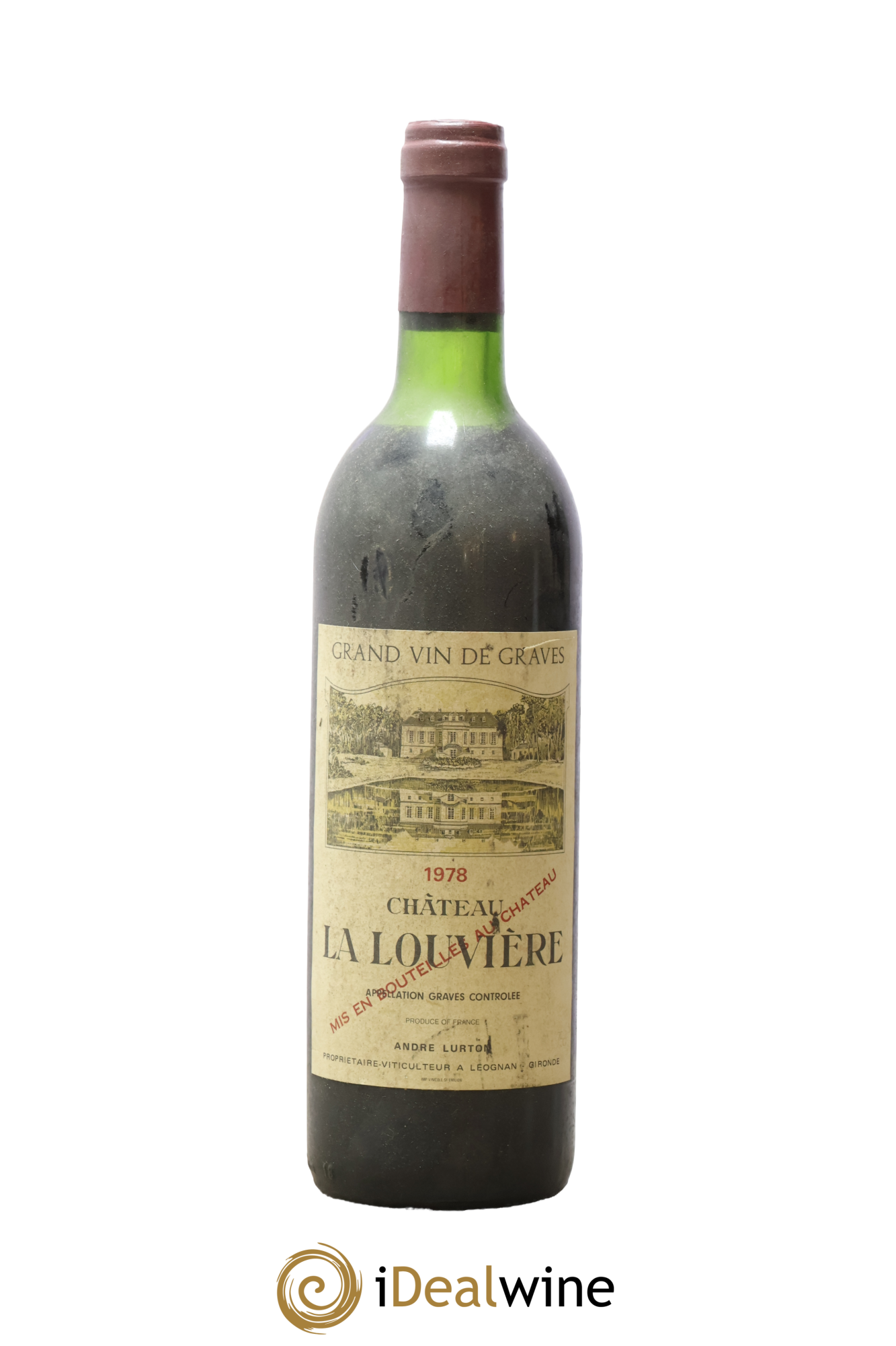 Château la Louvière 1978 - Lot of 1 bottle - 0