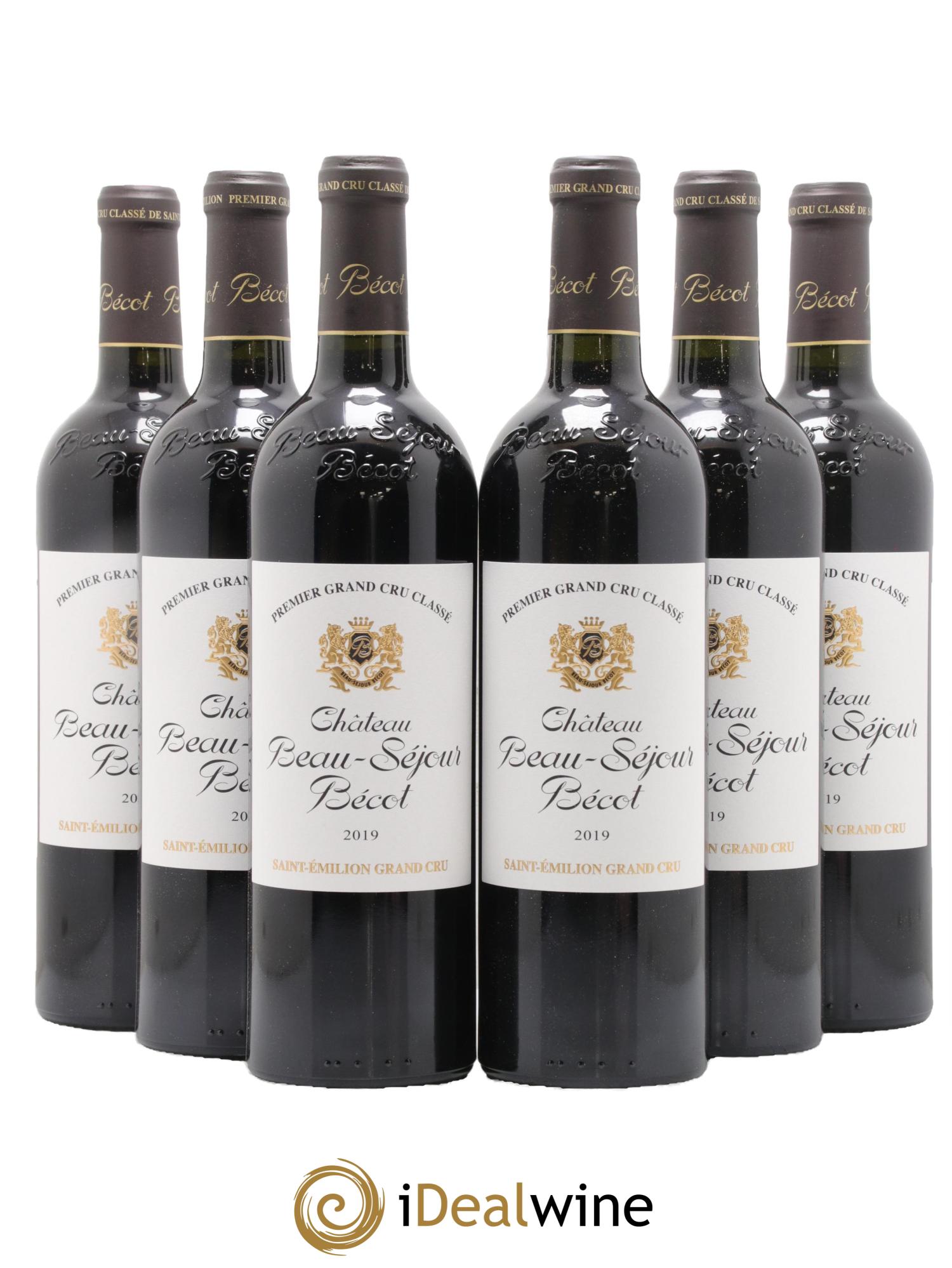 Château Beau-Séjour Bécot 1er Grand Cru Classé B 2019 - Lot de 6 bouteilles - 0