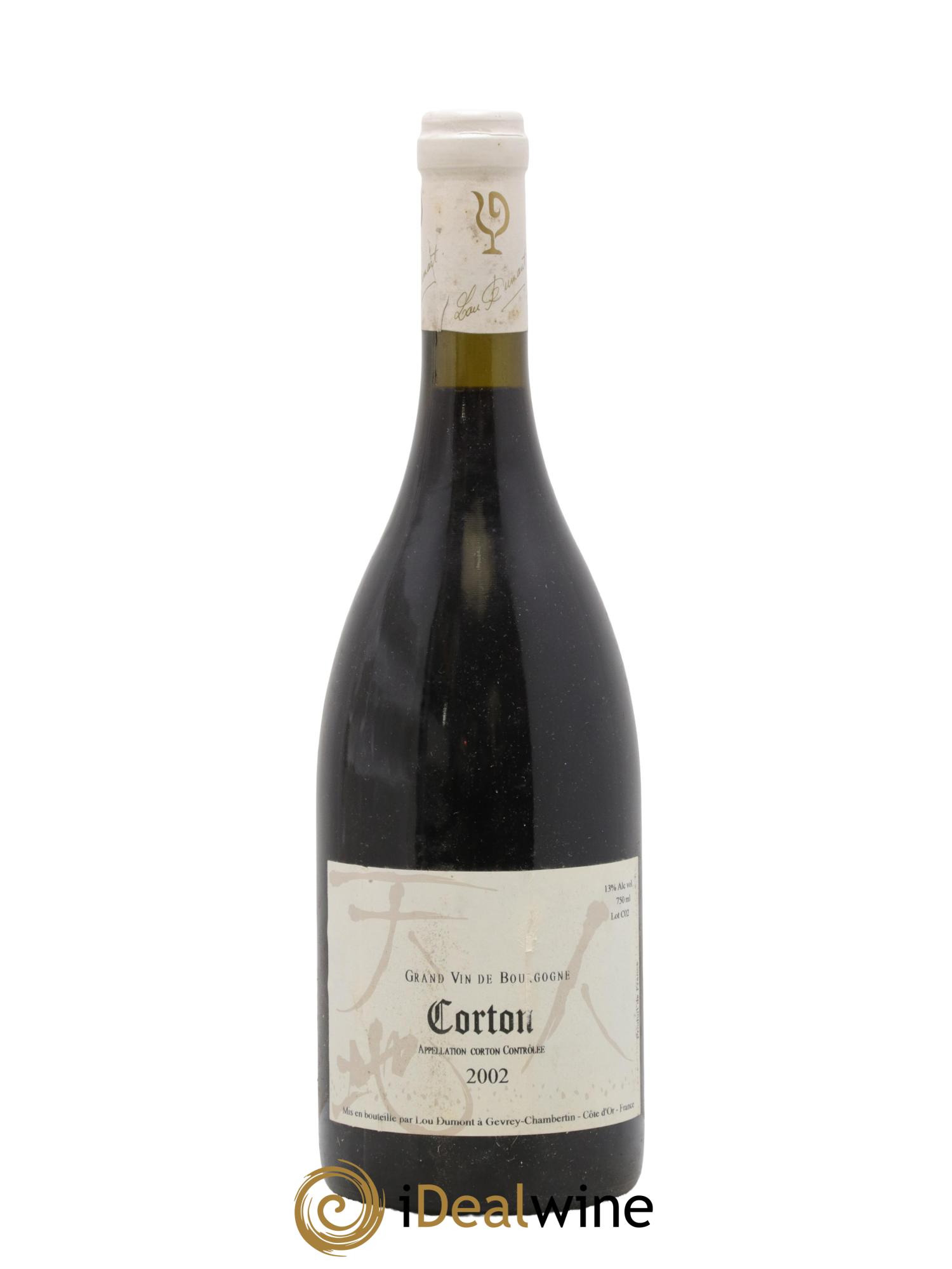 Corton Grand Cru Lou Dumont 2002 - Posten von 1 Flasche - 0