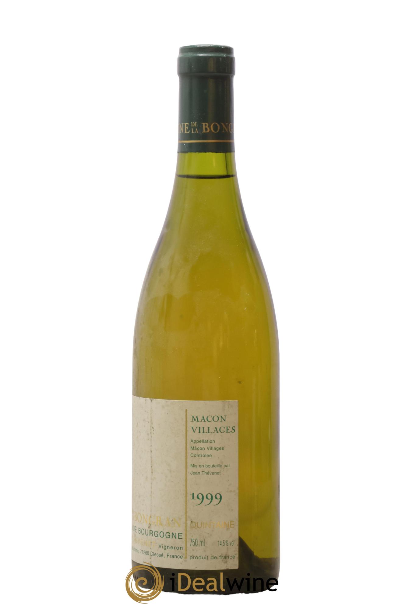 Mâcon Sélection Domaine de la Bongran E.J Thevenet Quintaine 1999 - Lot of 1 bottle - 1