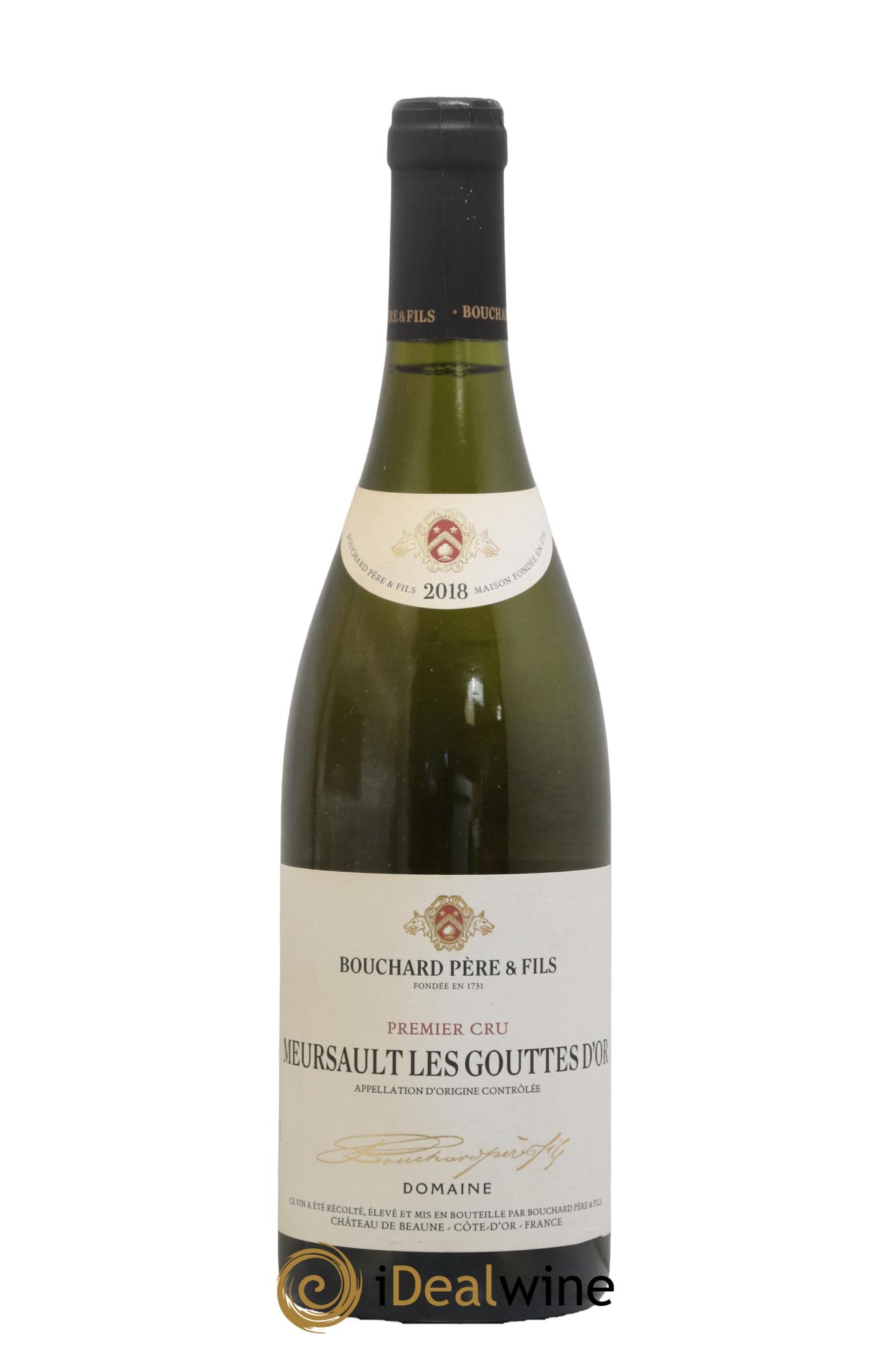 Meursault 1er Cru Les Gouttes d'Or Bouchard Père & Fils 2018 - Lot of 1 bottle - 0