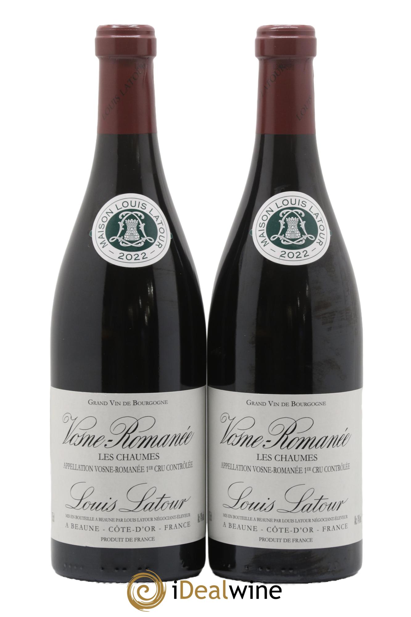 Vosne-Romanée 1er Cru Les Chaumes Louis Latour 2022 - Lot de 2 bouteilles - 0