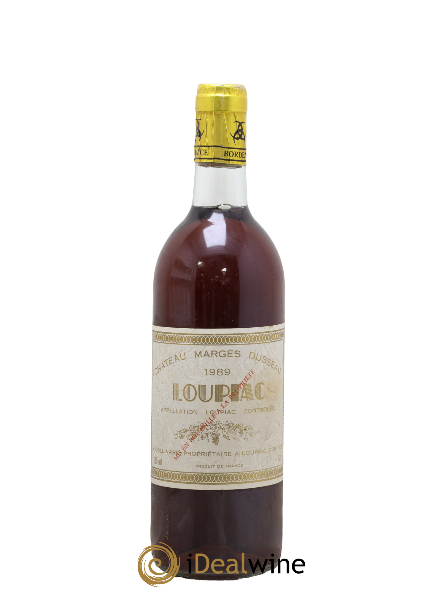 Loupiac Château Marges Dusseau 1989 - Lot of 1 bottle - 0