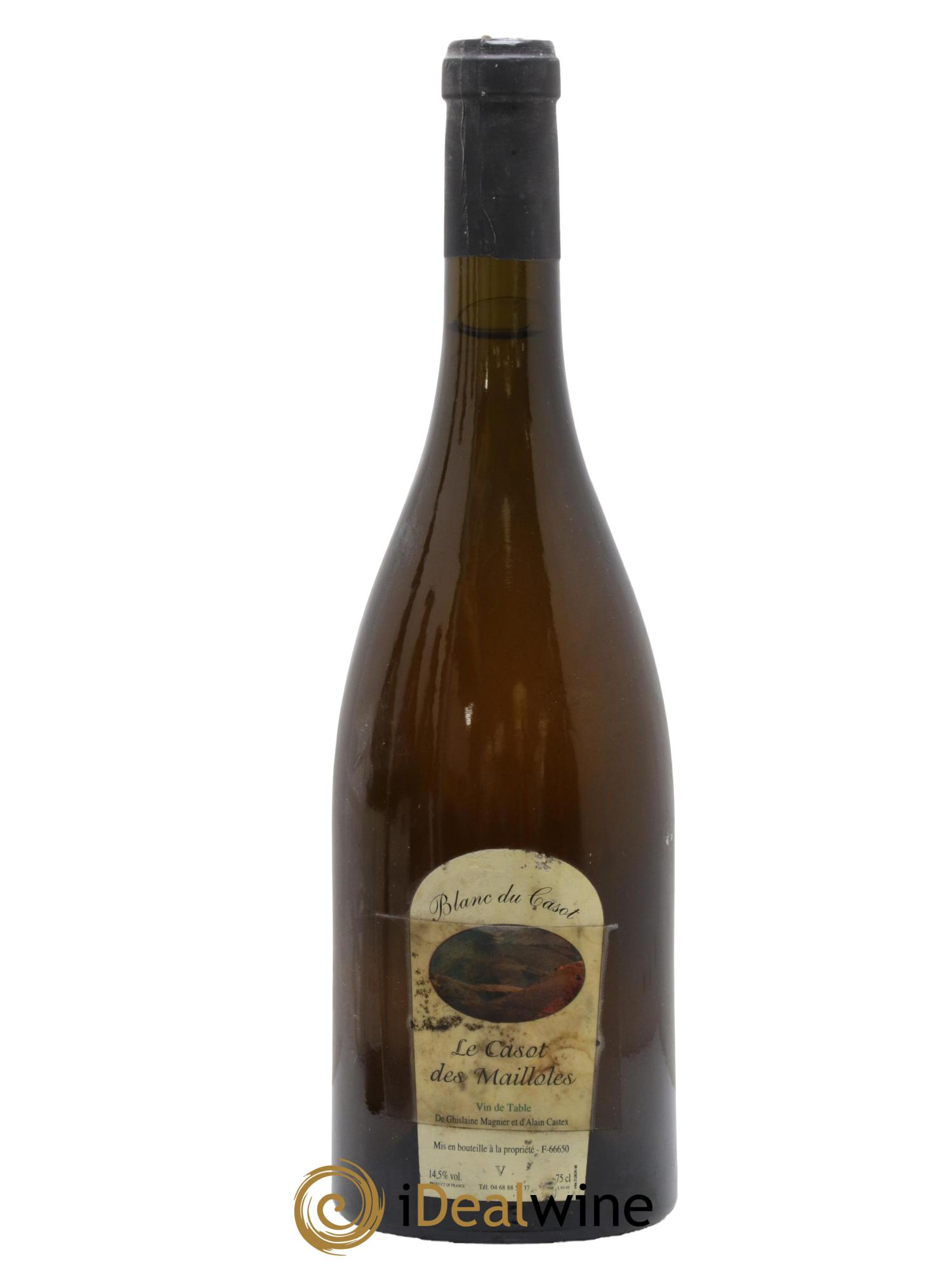 Vin de France Blanc du Casot Le Casot des Mailloles 2005 - Lot de 1 bouteille - 0