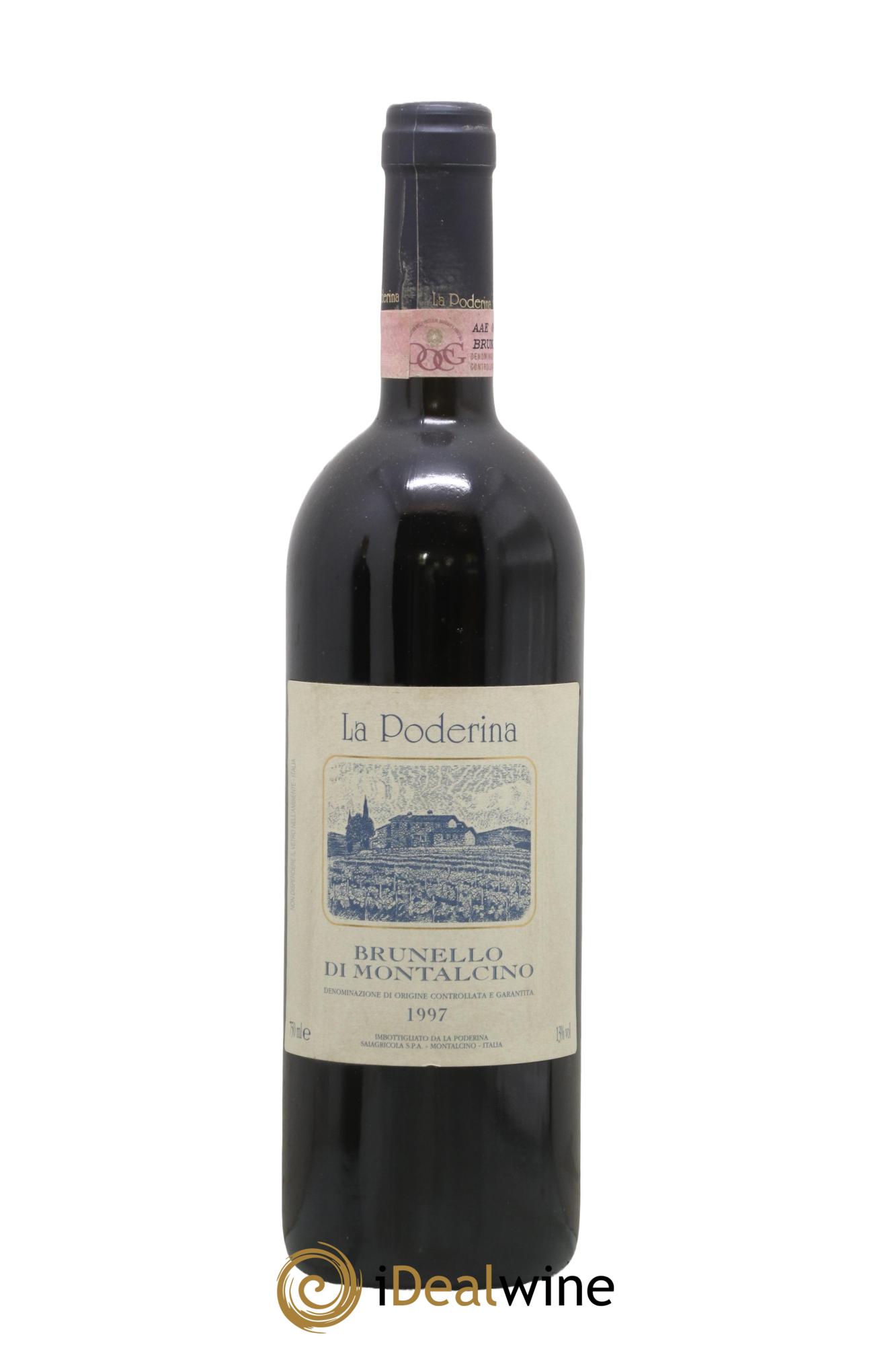 Brunello di Montalcino La Poderina 1997 - Lot de 1 bouteille - 0