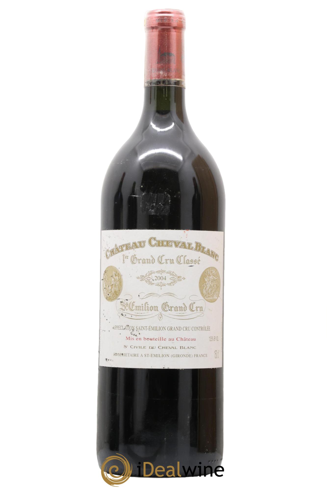 Château Cheval Blanc 1er Grand Cru Classé A 2004 - Lot de 1 magnum - 0