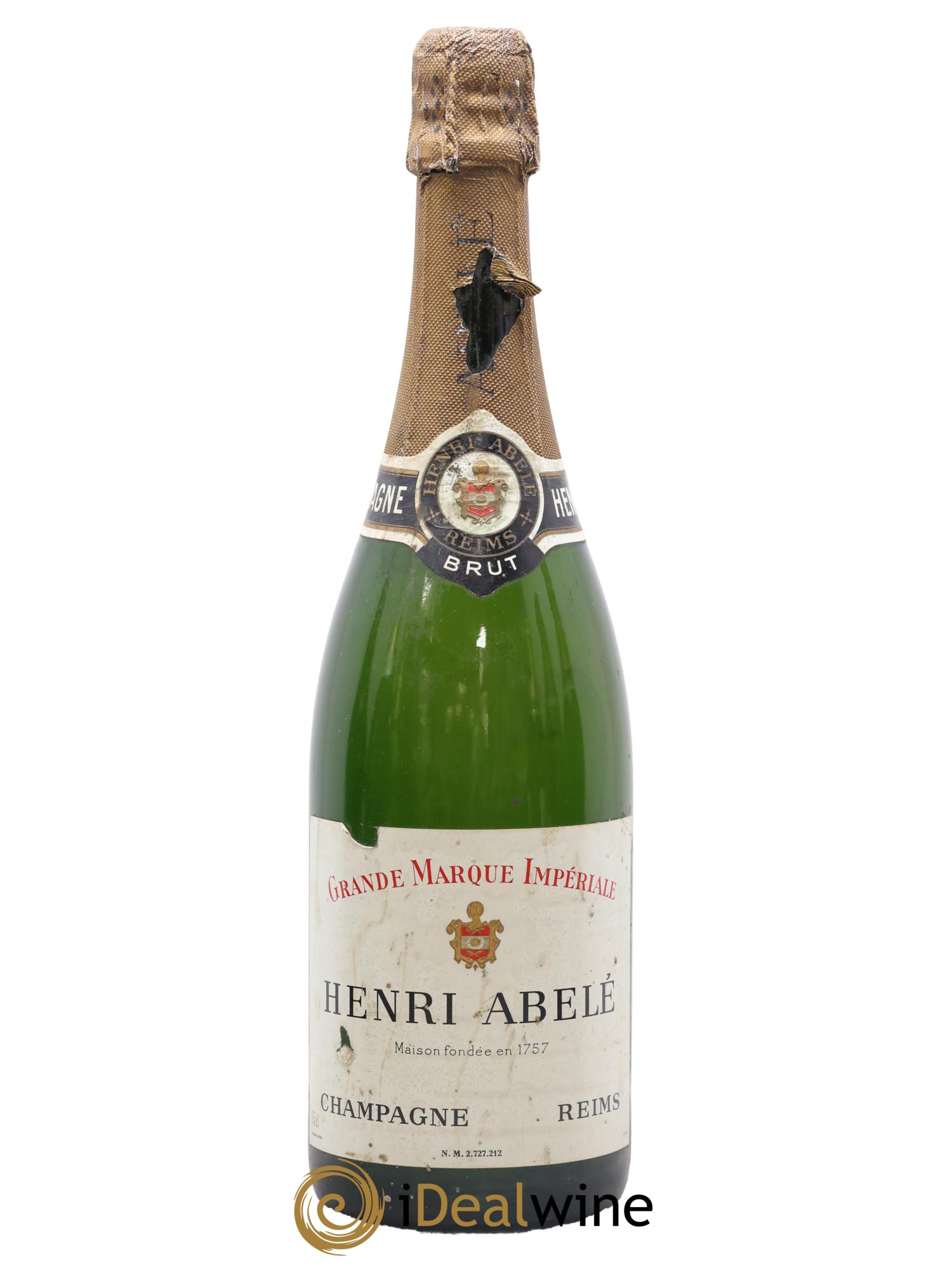 Champagne Grande Marque Impériale Henri Abelé - Lot de 1 bouteille - 0
