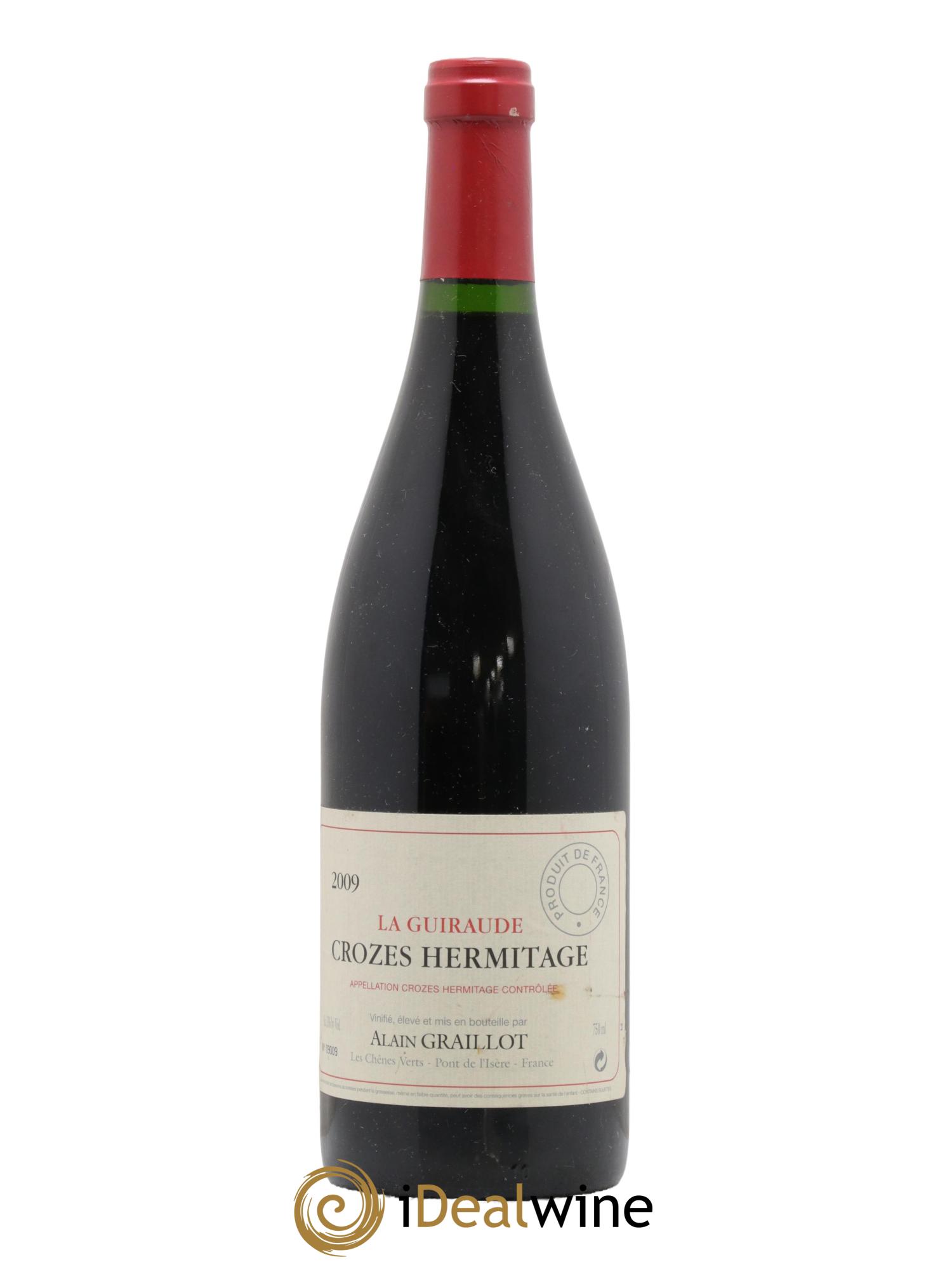 Crozes-Hermitage La Guiraude Domaine Graillot 2009 - Lot de 1 bouteille - 0