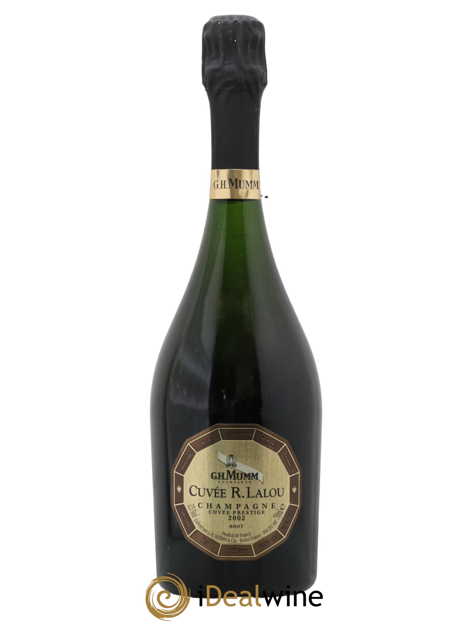 René Lalou Mumm 2002 - Lot de 1 bouteille - 0