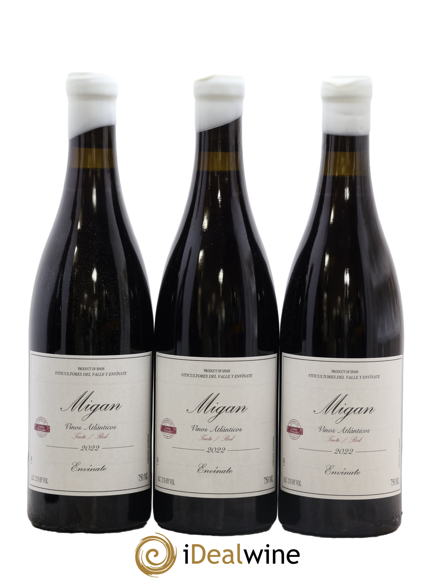 Vinos Atlanticos - Islas Canarias Migan Envinate 2022 - Lot of 3 bottles - 0