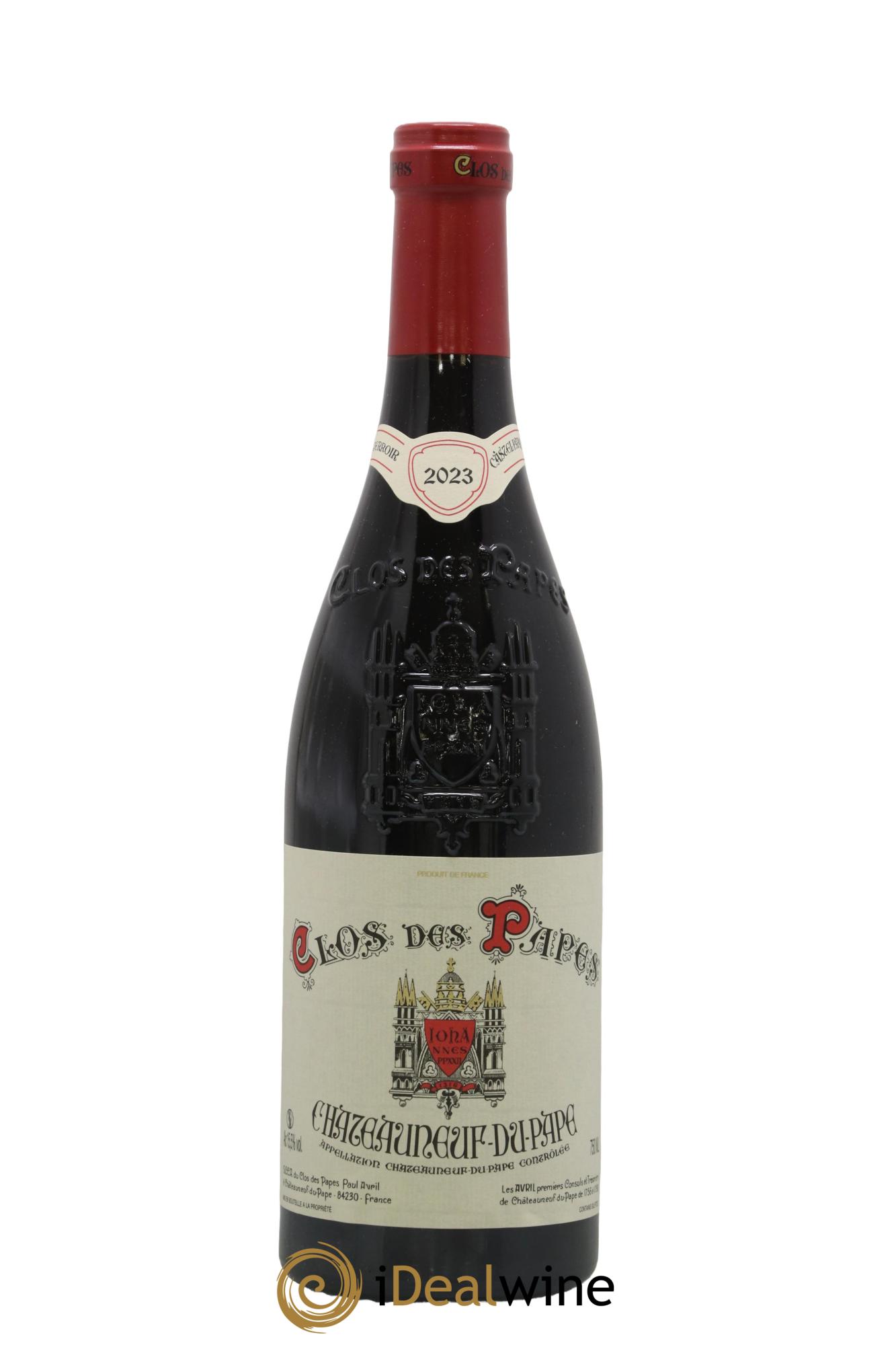 Châteauneuf-du-Pape Clos des Papes - Paul Avril 2023 - Lot de 1 bouteille - 0