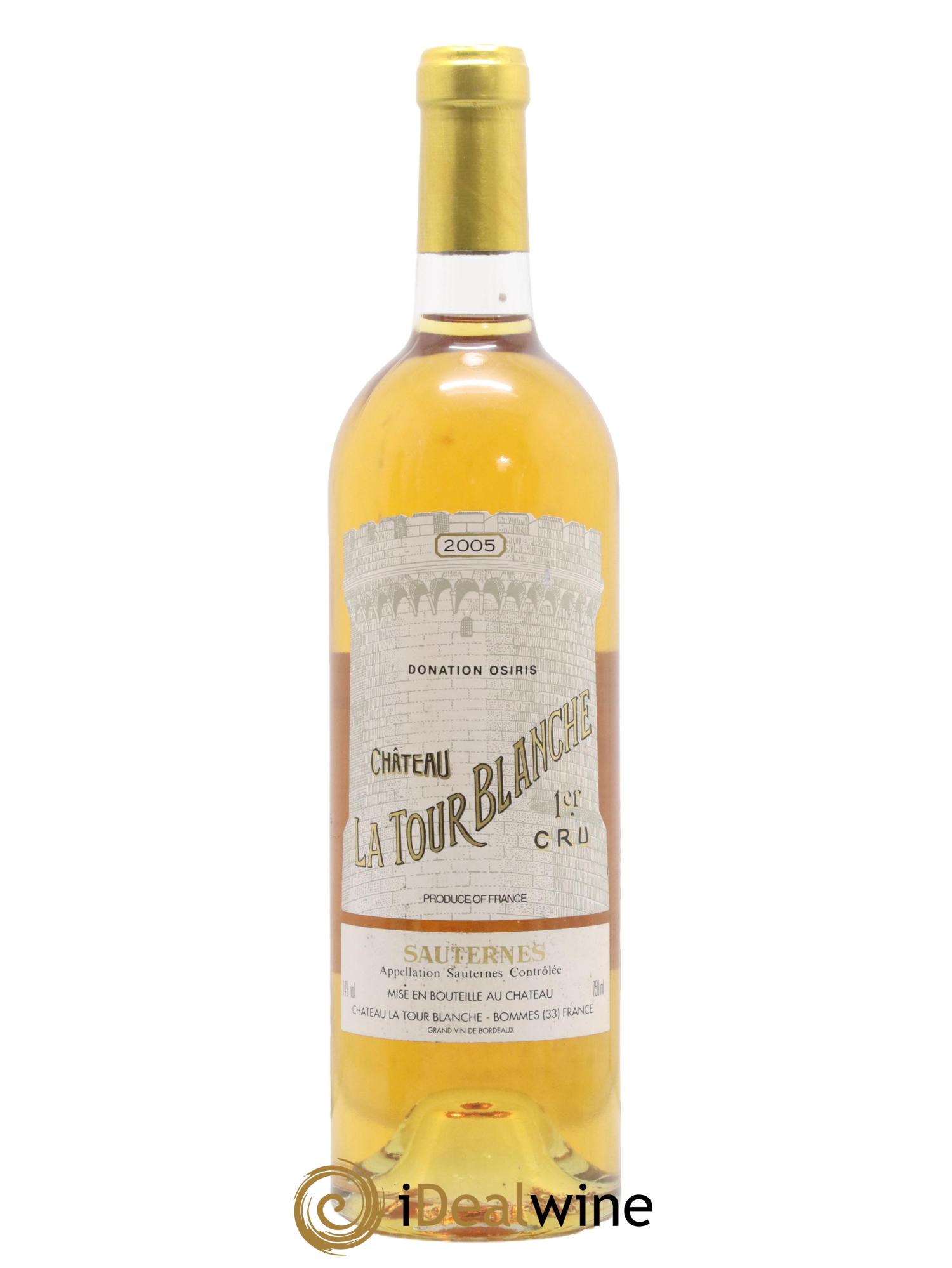 Château la Tour Blanche 1er Grand Cru Classé 2005 - Lot de 1 bouteille - 0