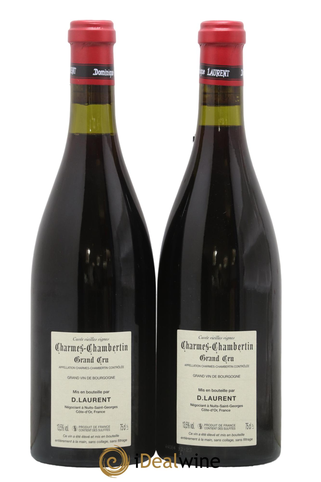 Charmes-Chambertin Grand Cru Vieilles Vignes Dominique Laurent 2006 - Lot of 2 bottles - 1