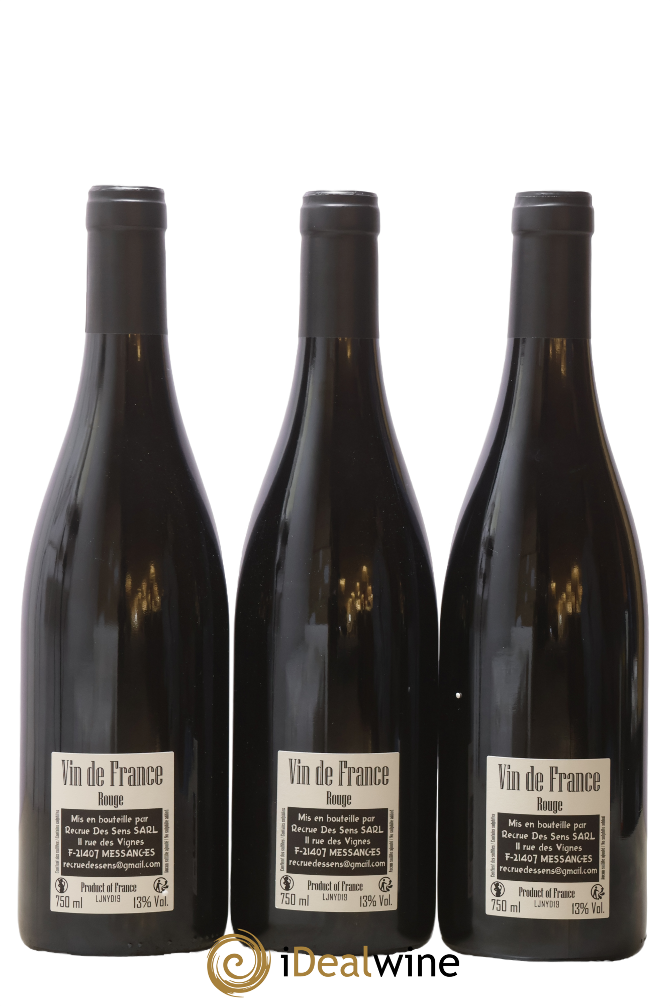 Vin de France Jeannot Yann Durieux - Recrue des Sens 2019 - Lot de 3 bouteilles - 1