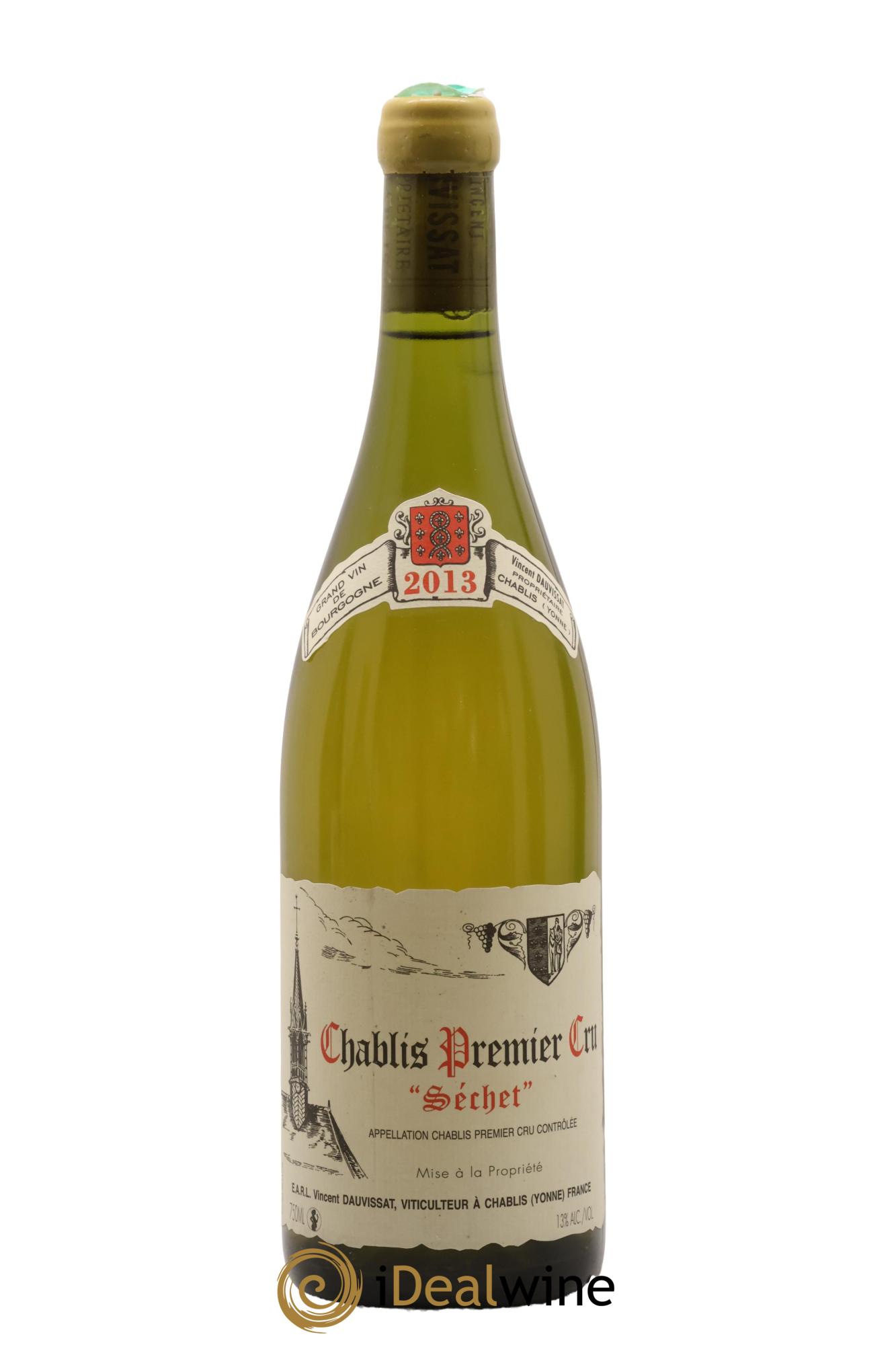 Chablis 1er Cru Séchet Vincent Dauvissat (Domaine) 2013 - Lotto di 1 bottiglia - 0