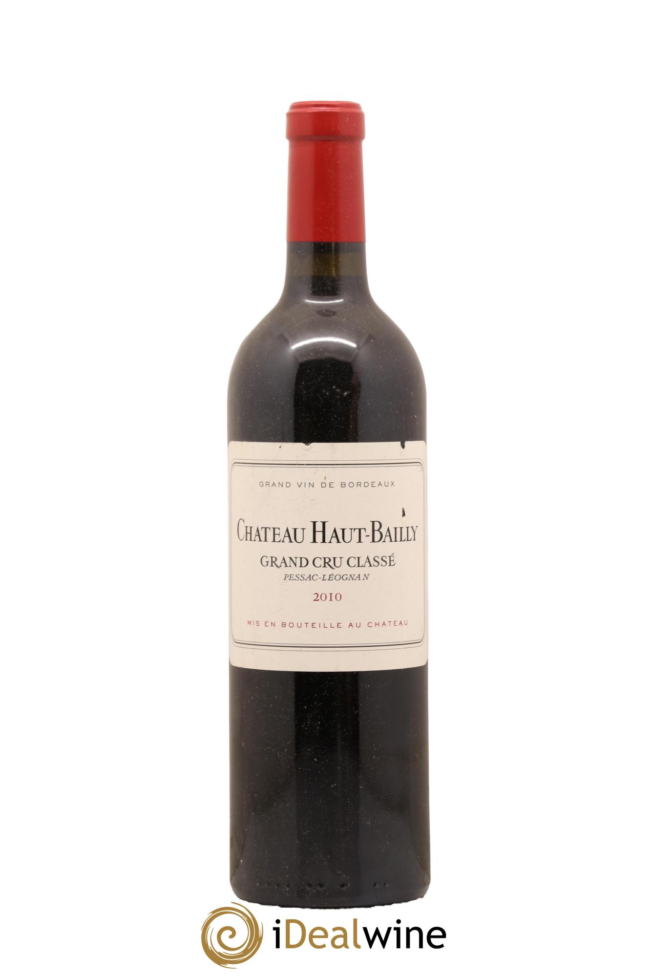 Château Haut-Bailly Cru Classé de Graves 2010 - Lot de 1 bouteille - 0