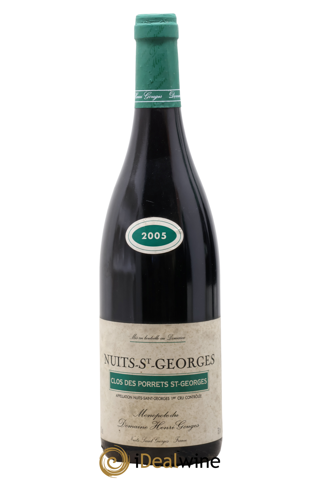 Nuits-Saint-Georges 1er Cru Clos des Porrets St Georges Henri Gouges 2005 - Lot de 1 bouteille - 0