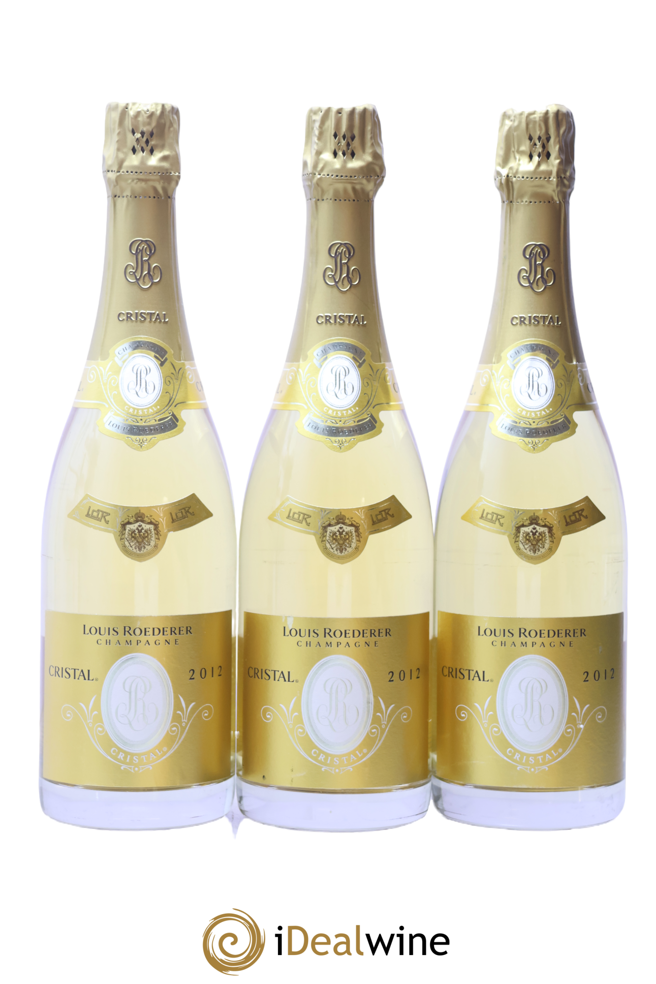 Cristal Louis Roederer 2012 - Posten von 3 Flaschen - 0