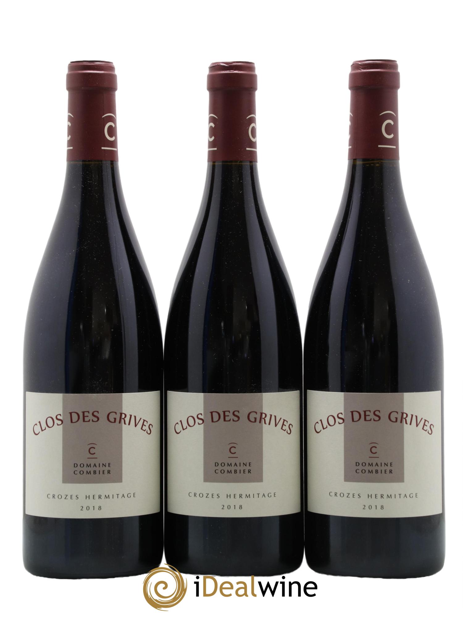 Crozes-Hermitage Clos des Grives Domaine Laurent Combier 2018 - Lot de 6 bouteilles - 2