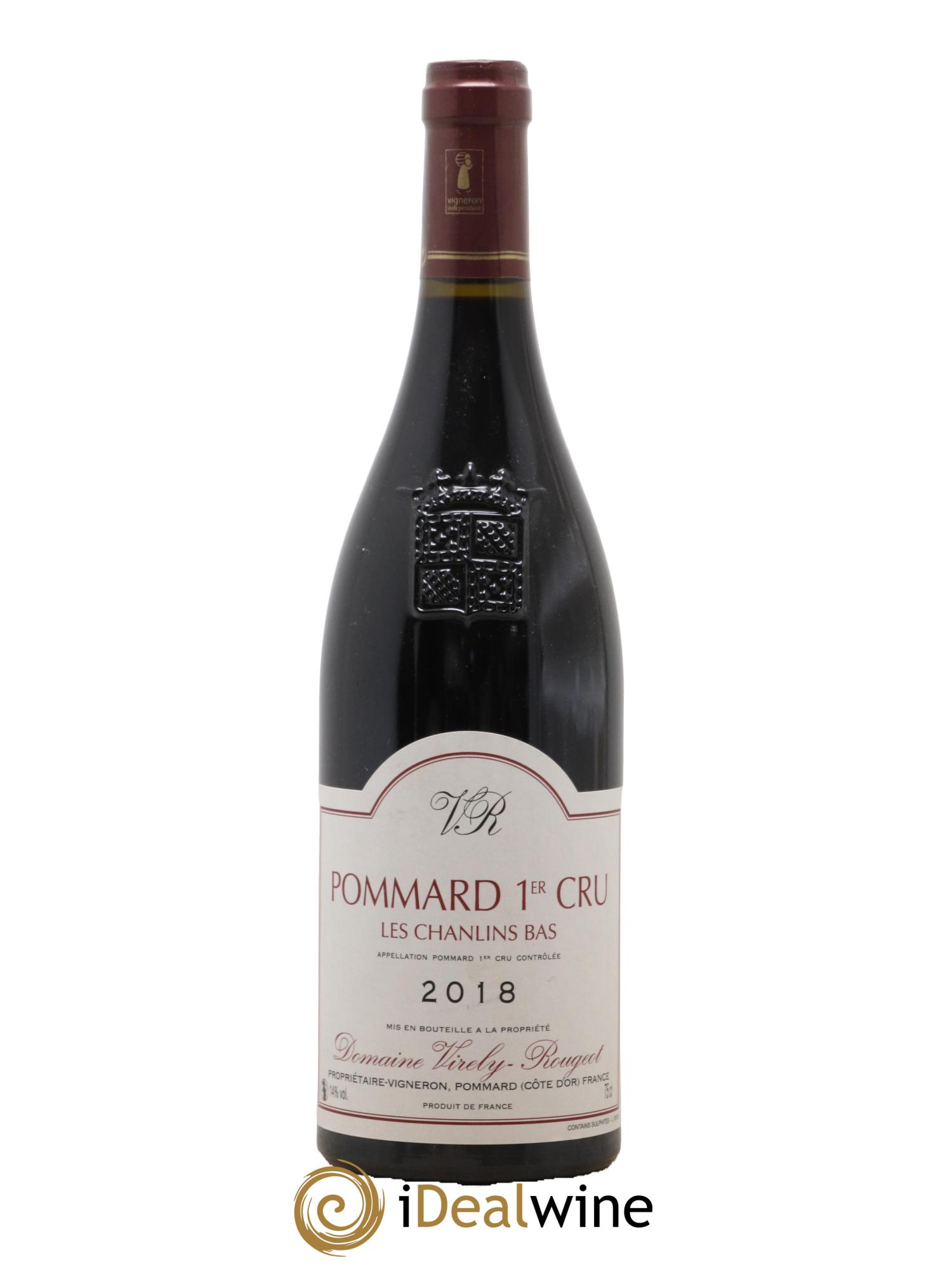 Pommard 1er Cru Les Chanlins-Bas Virely-Rougeot 2018 - Lot de 1 bouteille - 0