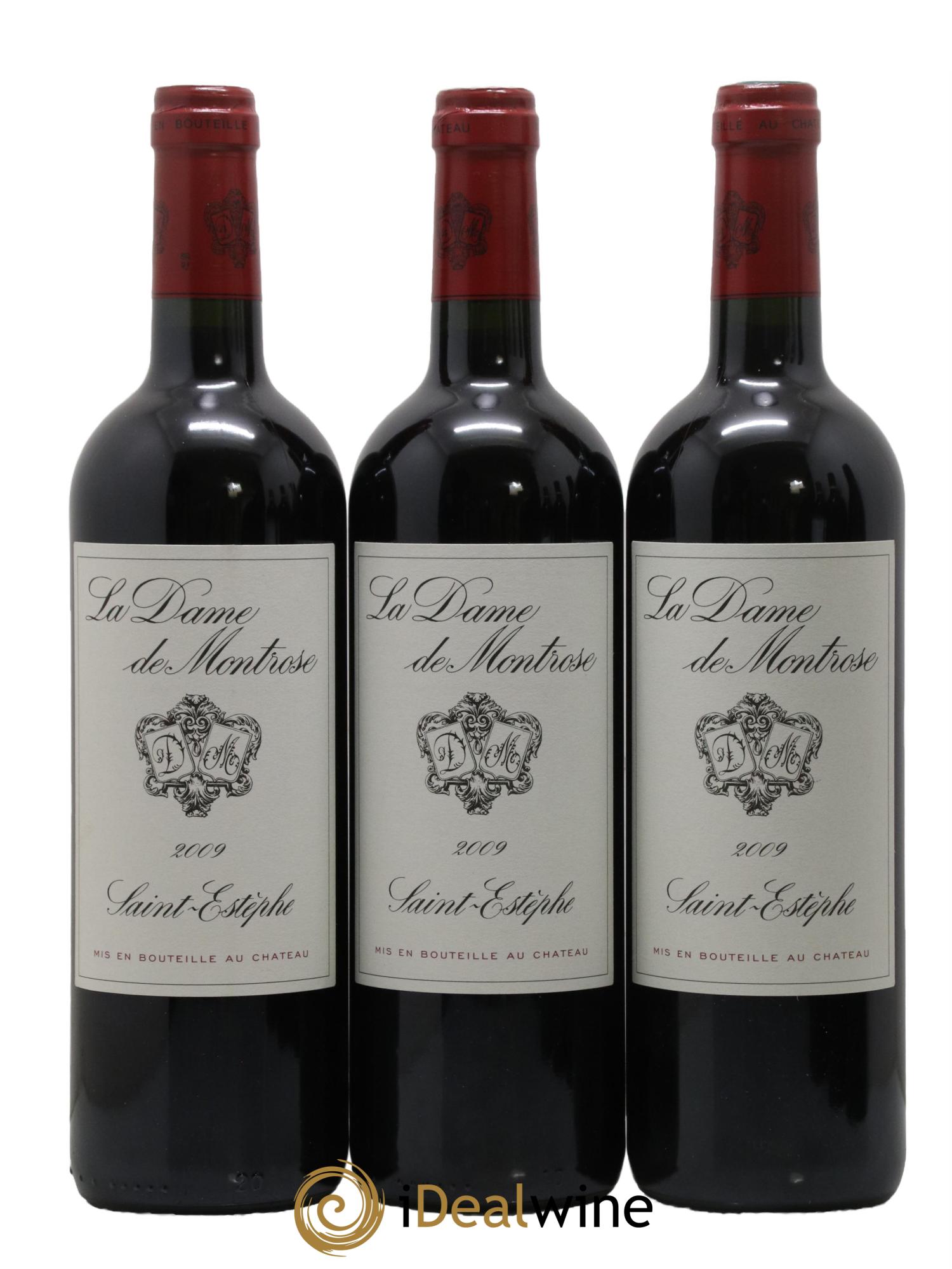 La Dame de Montrose Second Vin 2009 - Lot de 3 bouteilles - 0