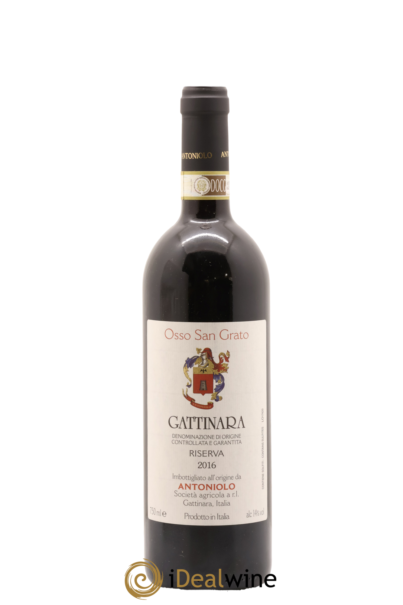 Gattinara DOCG Osso San Grato Azienda Agricola Antoniolo Riserva 2016 - Lot de 1 bouteille - 0