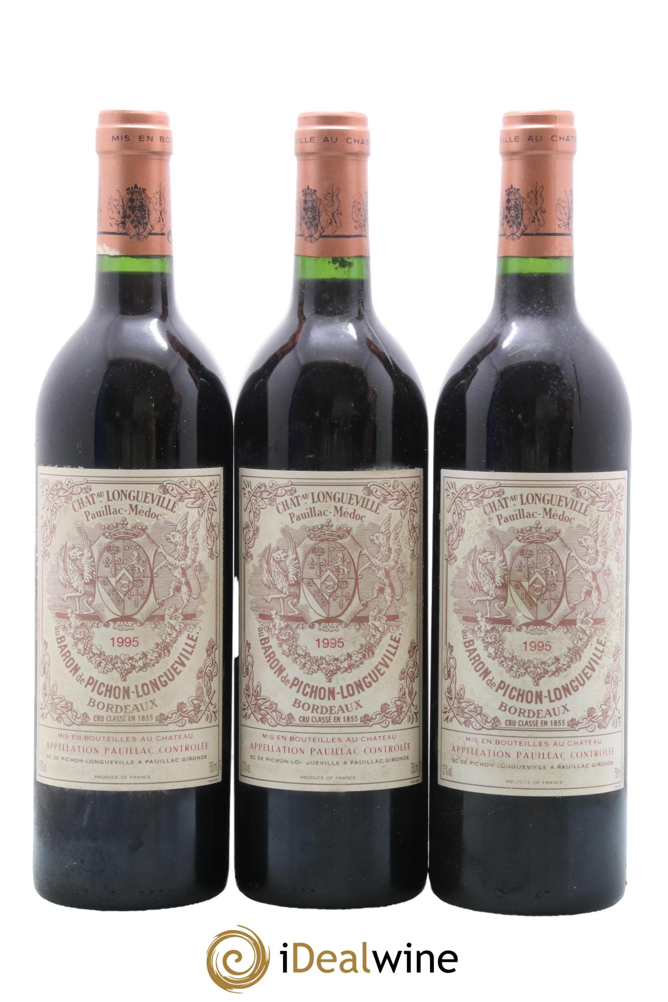 Pichon Longueville Baron 2ème Grand Cru Classé 1995 - Lot of 12 bottles - 4