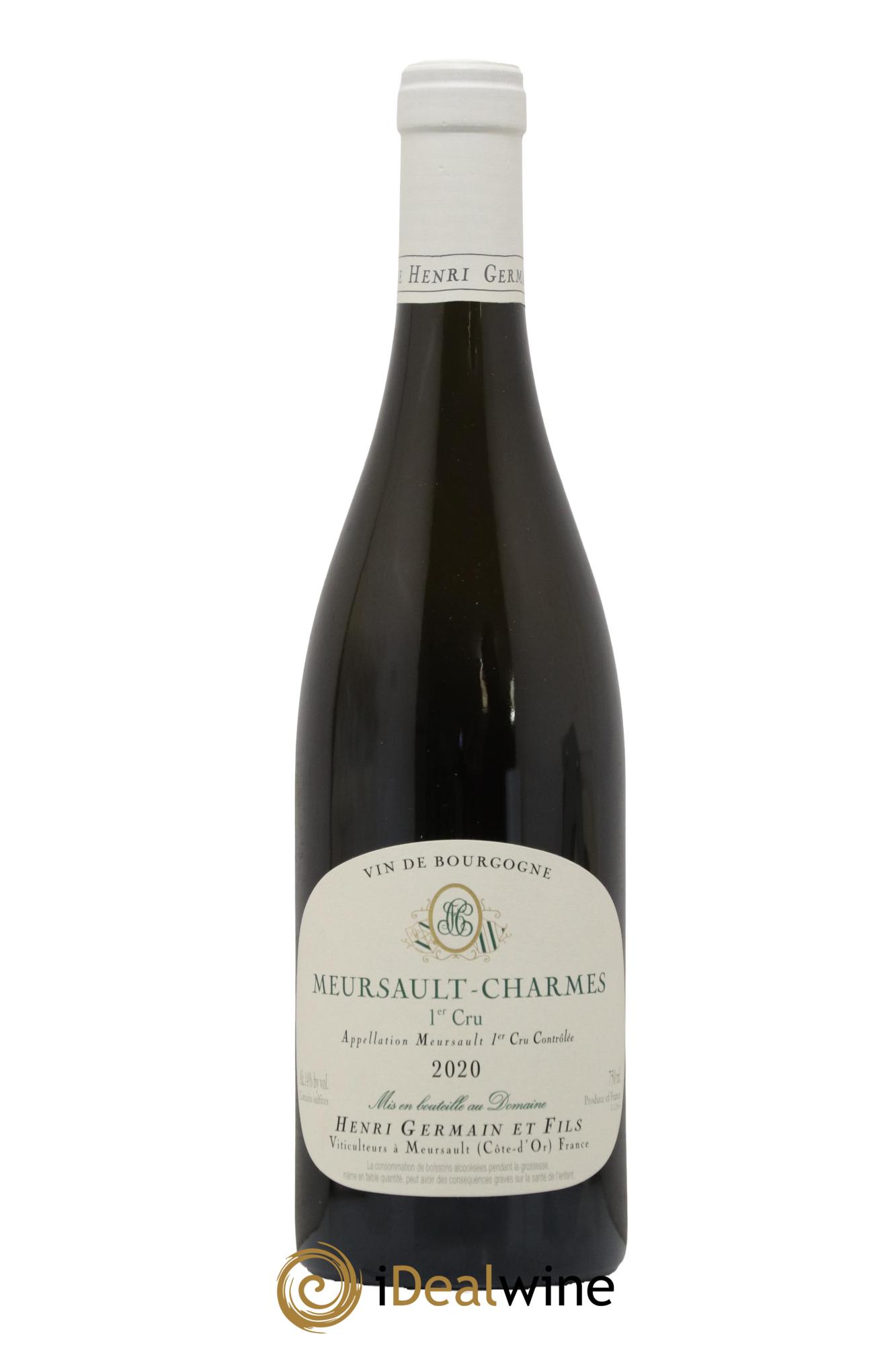 Meursault 1er Cru Charmes Henri Germain 2020 - Lot de 1 bouteille - 0
