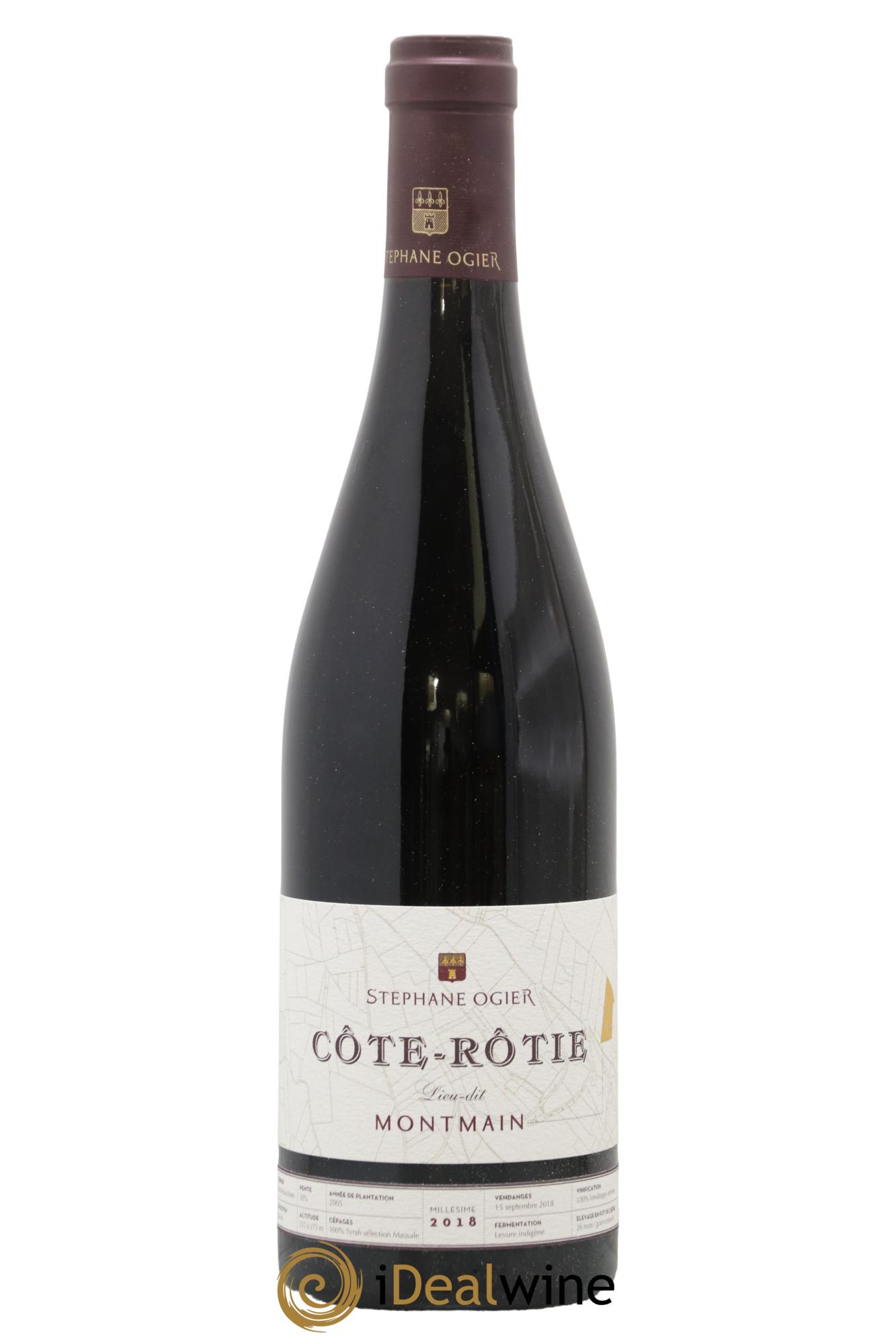 Côte-Rôtie Montmain Stéphane Ogier 2018 - Lot of 1 bottle - 0