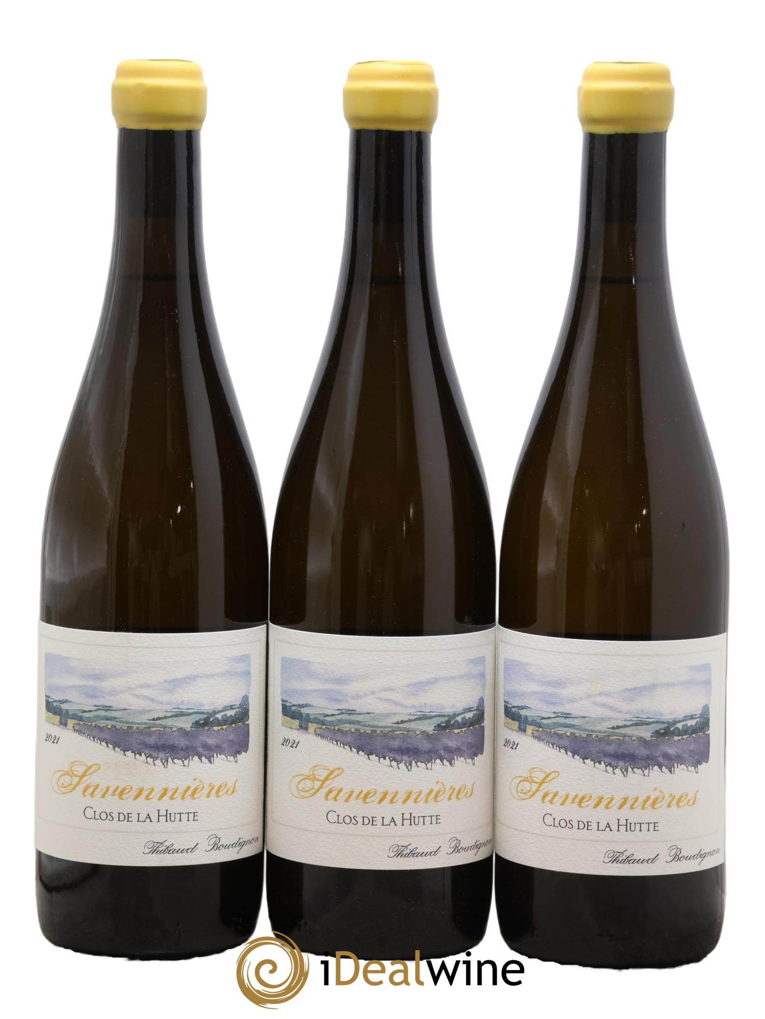 Savennières Clos de la Hutte Thibaud Boudignon 2021 - Lot de 3 bouteilles - 0
