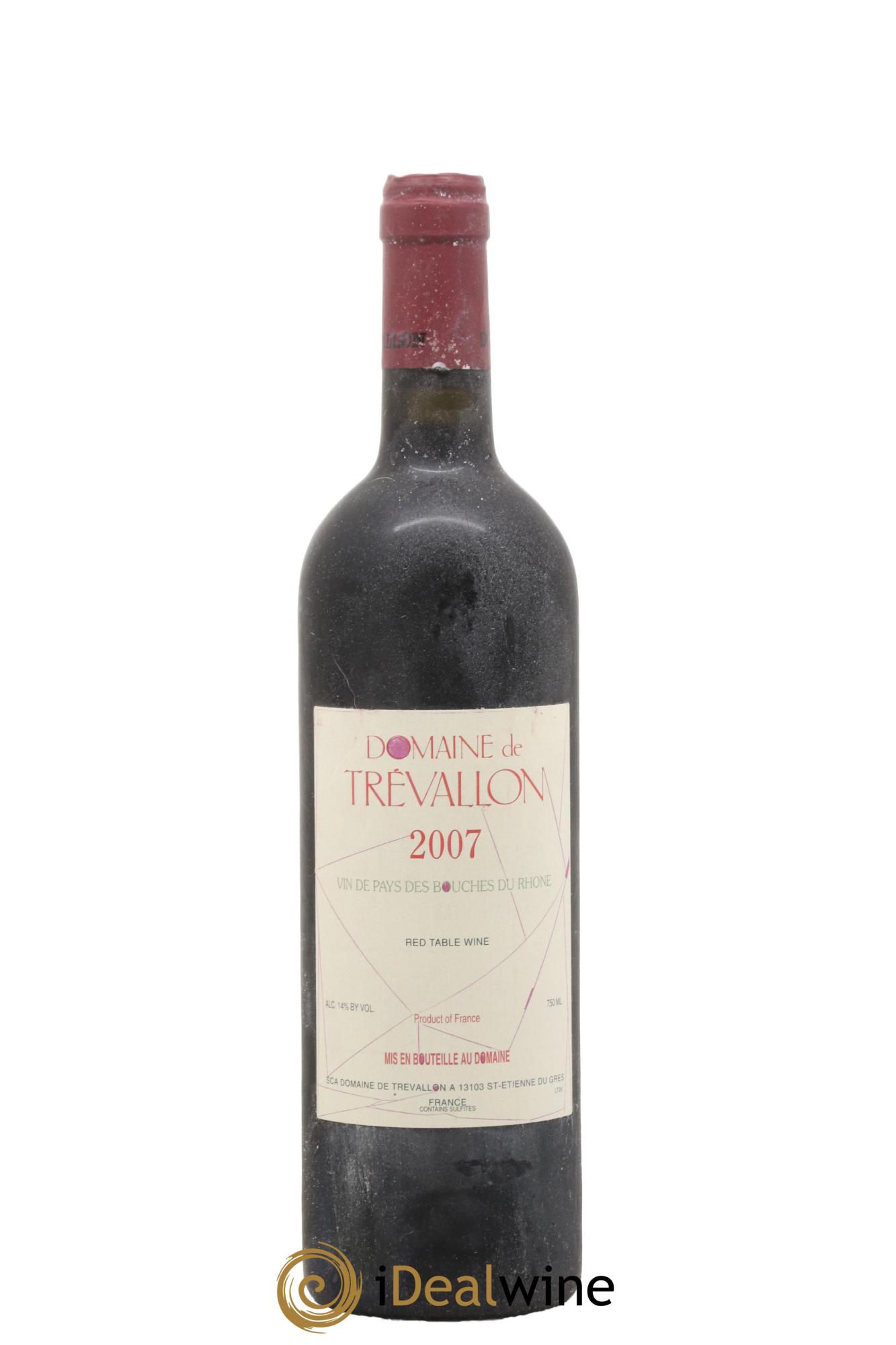 VDP Bouches du Rhône Trévallon (Domaine de) Eloi Dürrbach 2007 - Lot de 1 bouteille - 0