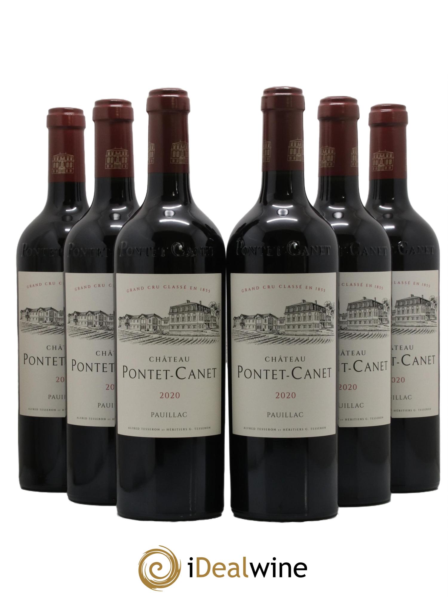 Château Pontet Canet 5ème Grand Cru Classé 2020 - Lot of 6 bottles - 0