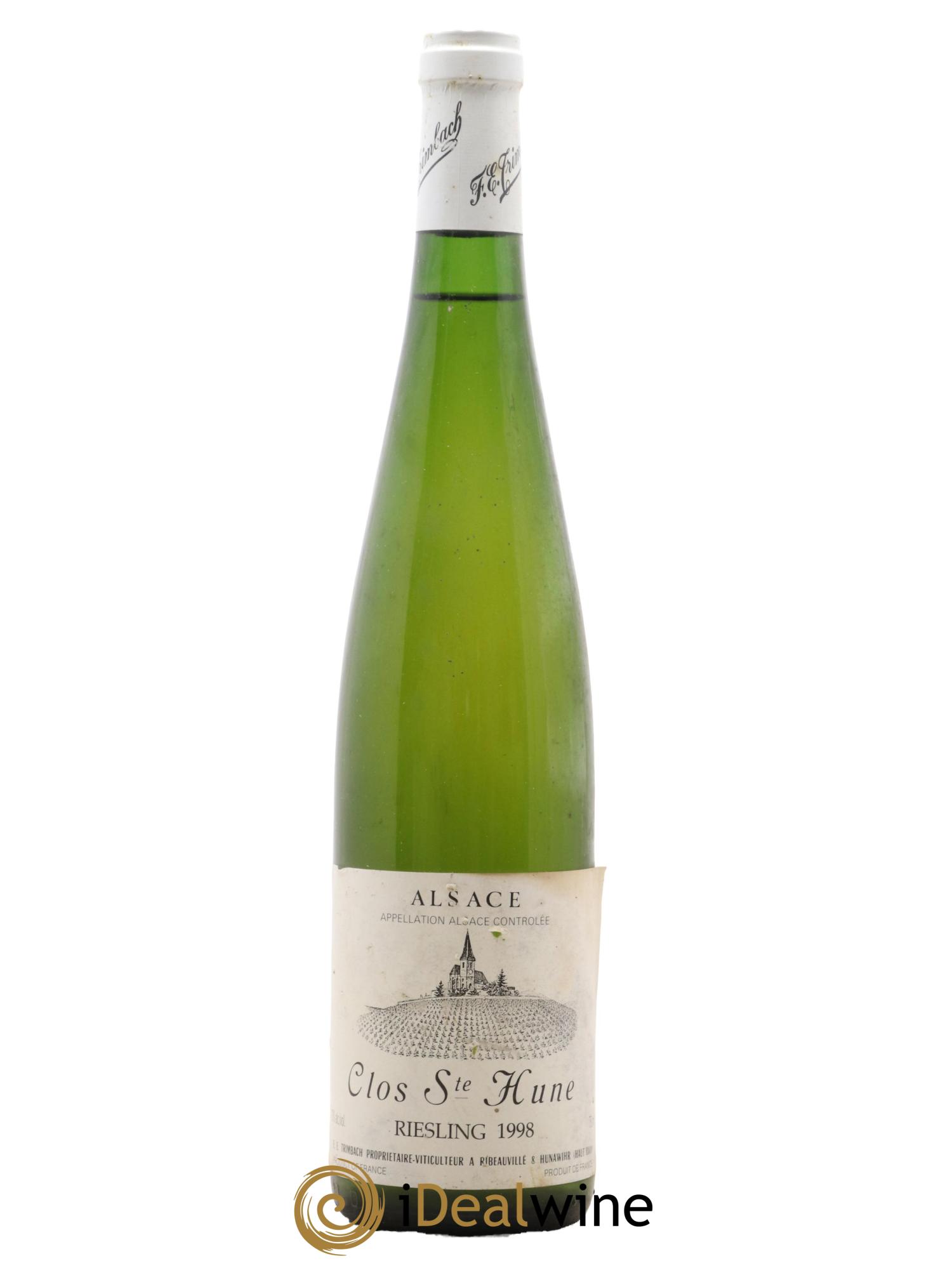 Alsace Riesling Clos Sainte-Hune Trimbach (Domaine) 1998 - Lot de 1 bouteille - 0