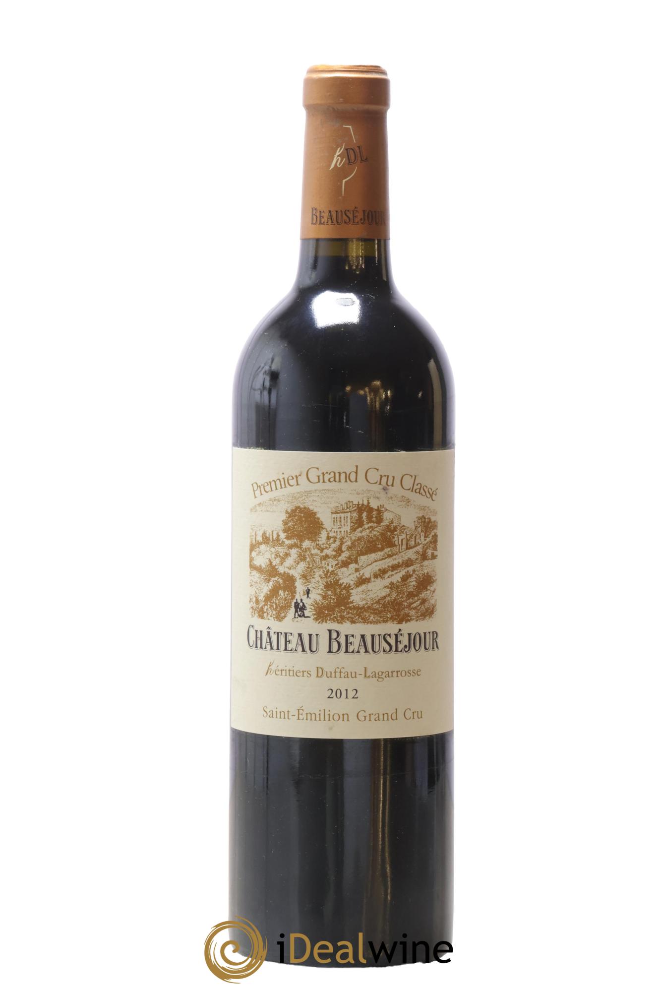 Château Beauséjour (Duffau-Lagarrosse) 1er Grand Cru Classé B 2012 - Lot de 1 bouteille - 0