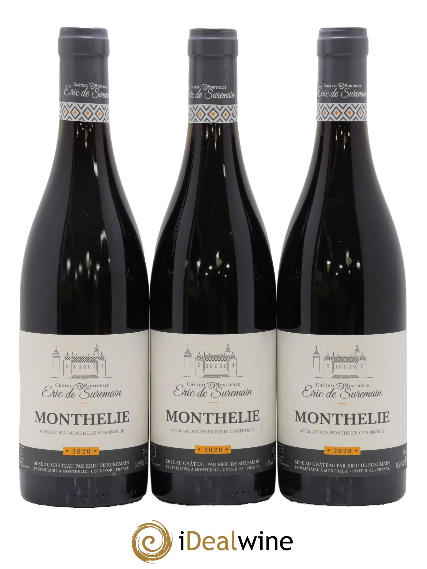 Monthélie Eric De Suremain 2020 - Lot de 3 bouteilles - 0