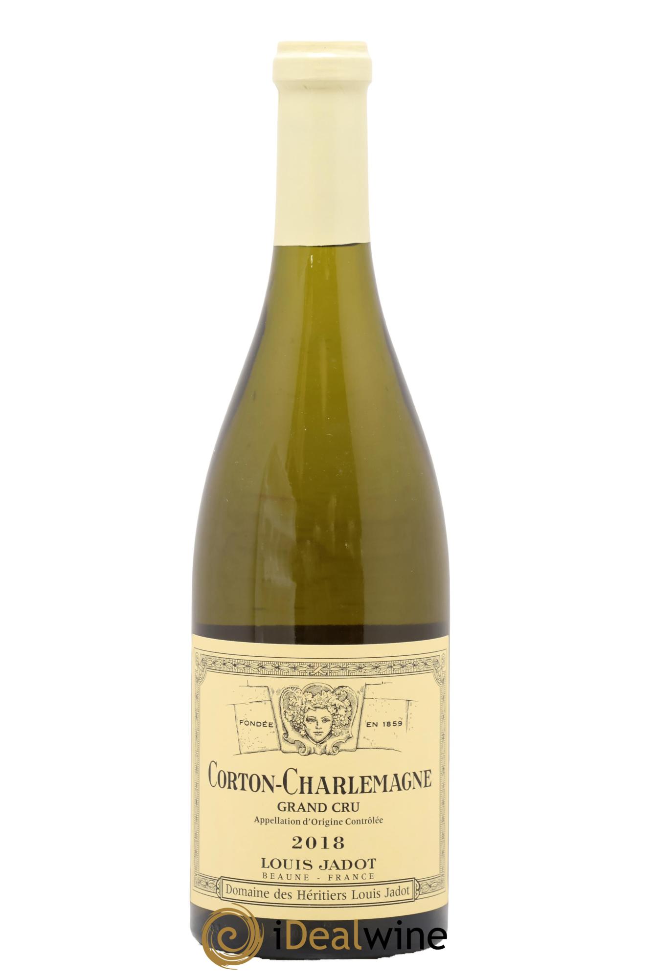 Corton-Charlemagne Grand Cru Héritiers Louis Jadot (Domaine des) - Louis Jadot 2018 - Lot de 1 bouteille - 0