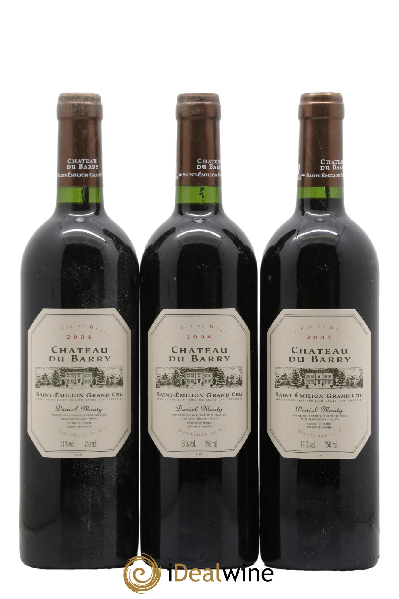 Saint-Émilion Grand Cru Château du Barry 2004 - Lot de 12 bouteilles - 2