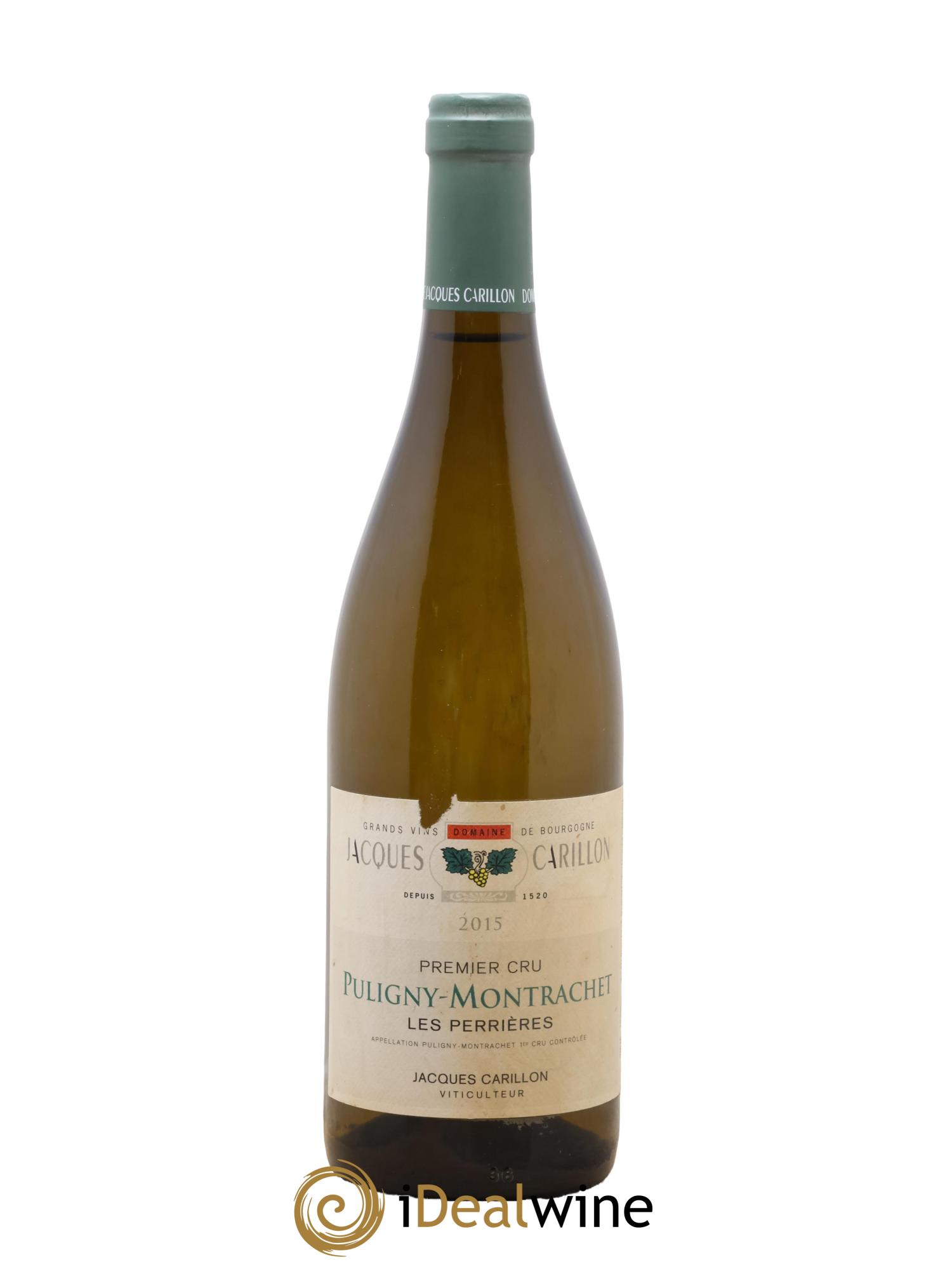 Puligny-Montrachet 1er Cru Les Perrières Jacques Carillon (Domaine) 2015 - Lot de 1 bouteille - 0
