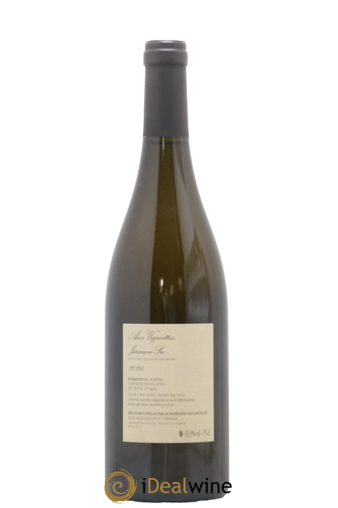 Jurançon Les Vignettes Domaine de l'Apollin 2024 - Lot de 1 bouteille - 1