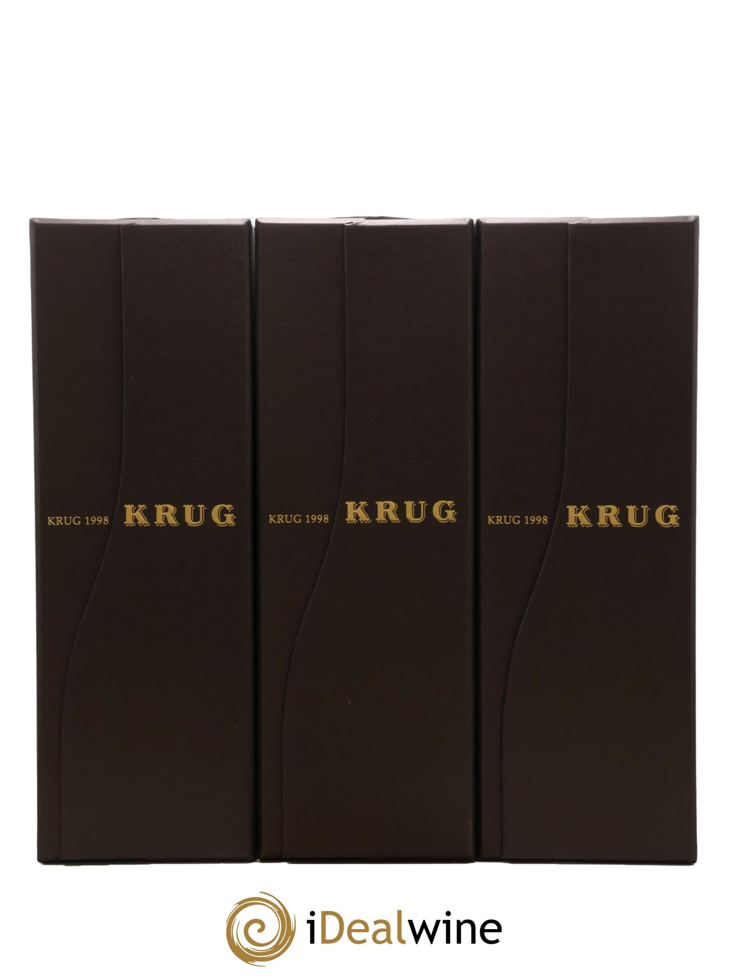 Vintage Krug 1998 - Lot de 3 bouteilles - 4