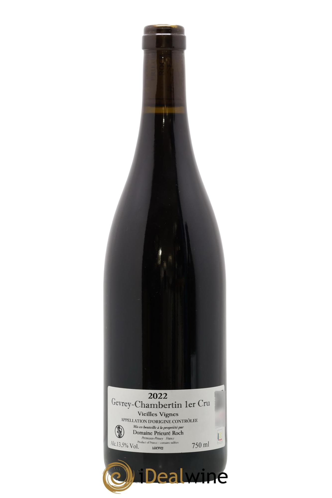 Gevrey-Chambertin 1er Cru Vieilles Vignes Prieuré Roch 2022 - Lot de 1 bouteille - 1