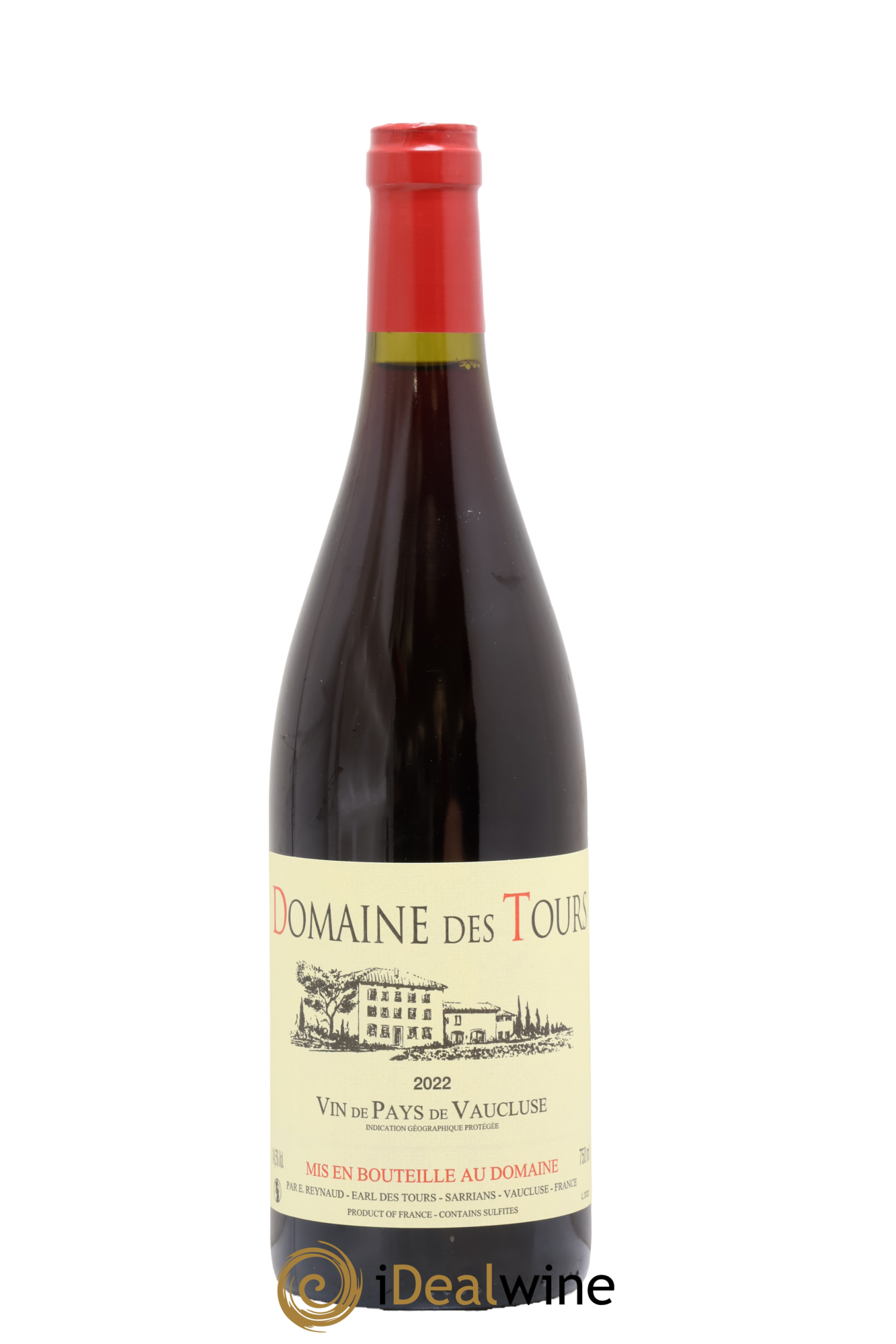 Vaucluse (Vin de Pays de Vaucluse) Domaine des Tours Emmanuel Reynaud 2022 - Posten von 1 Flasche - 0
