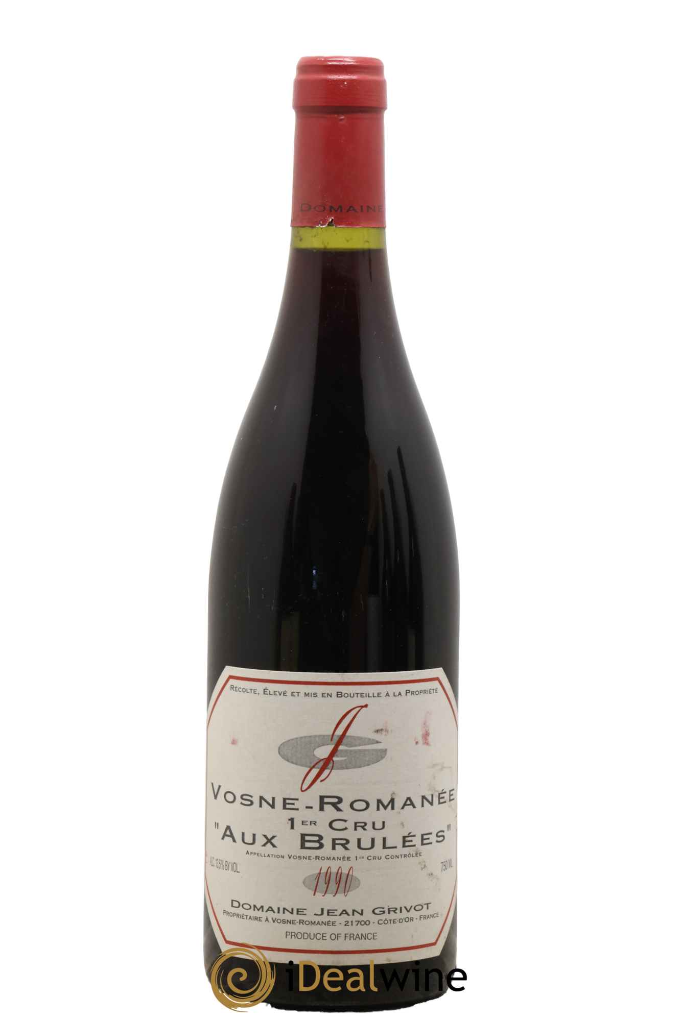 Vosne-Romanée 1er Cru Aux Brûlées Jean Grivot 1990 - Lot of 1 bottle - 0