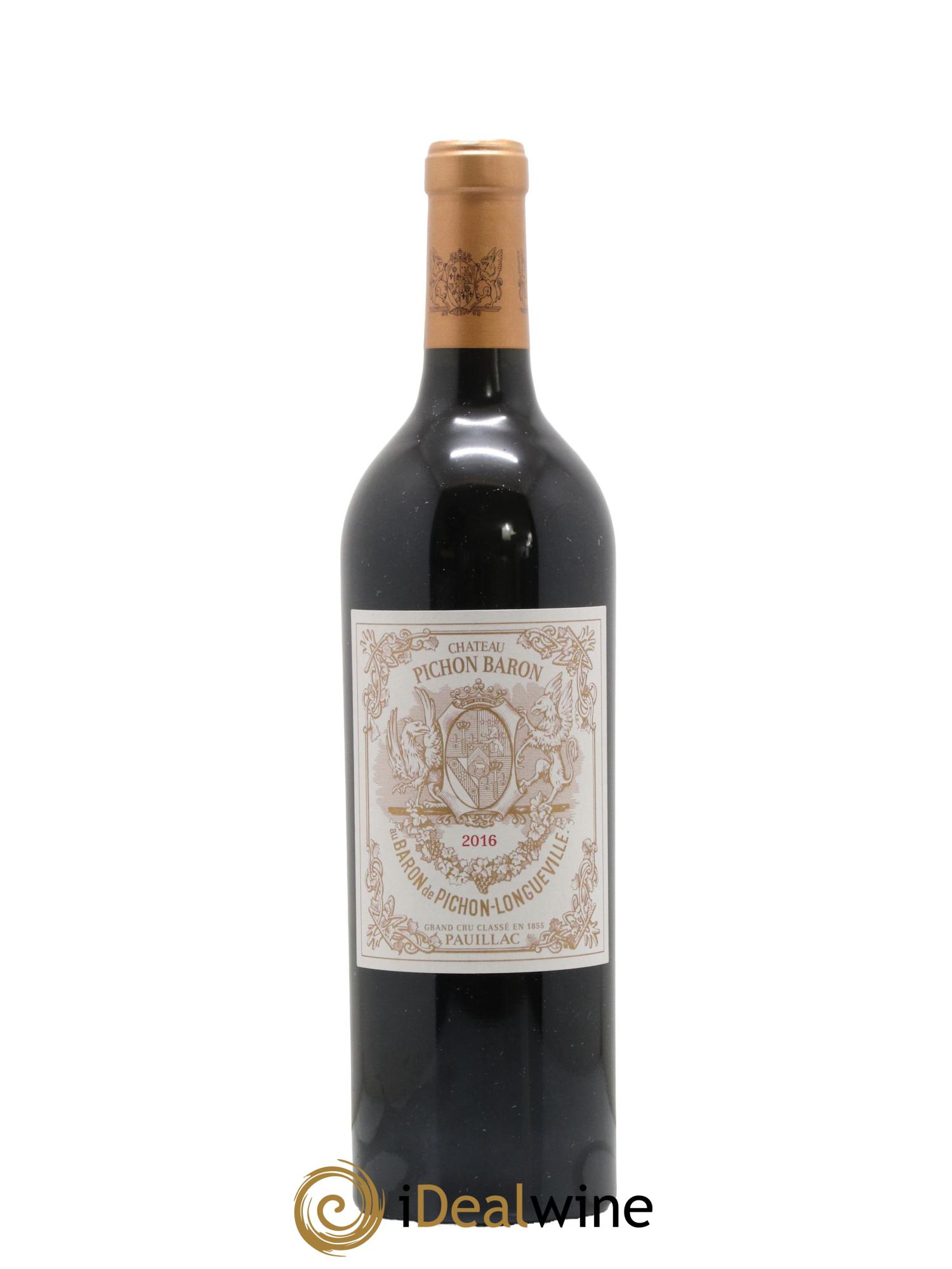 Pichon Longueville Baron 2ème Grand Cru Classé 2016 - Lot de 1 bouteille - 0
